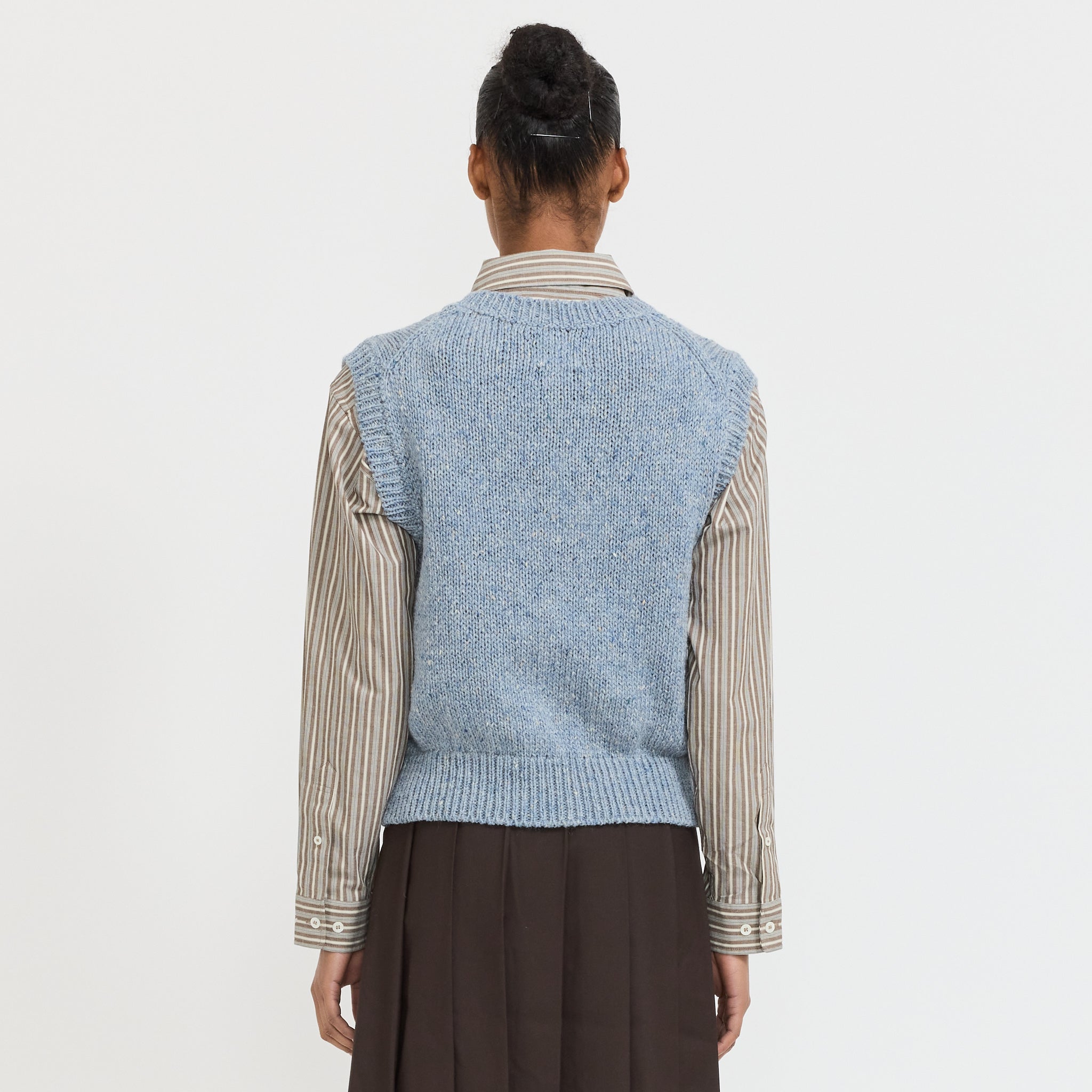 Lost My Sleeves Sweater Sky