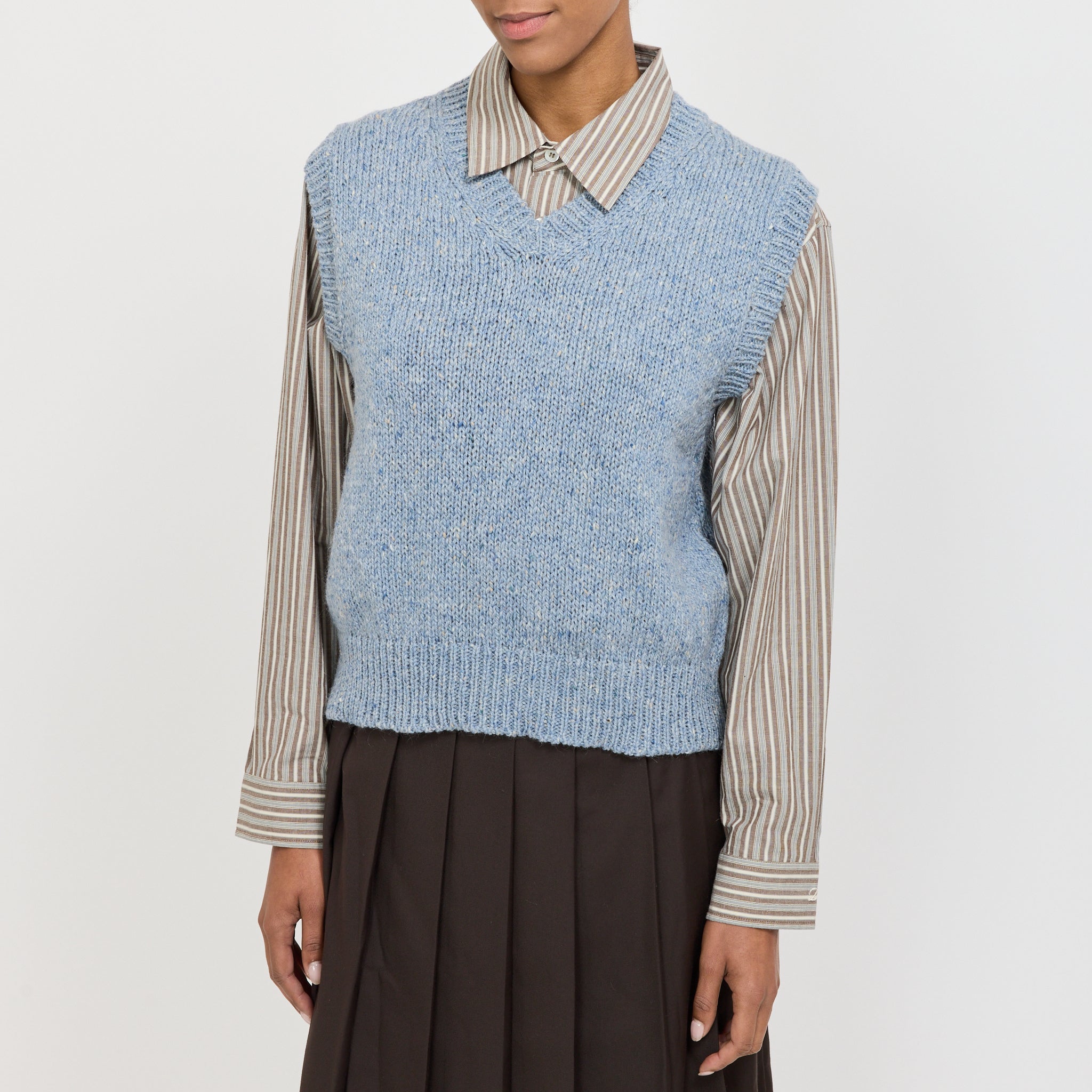 Lost My Sleeves Sweater Sky