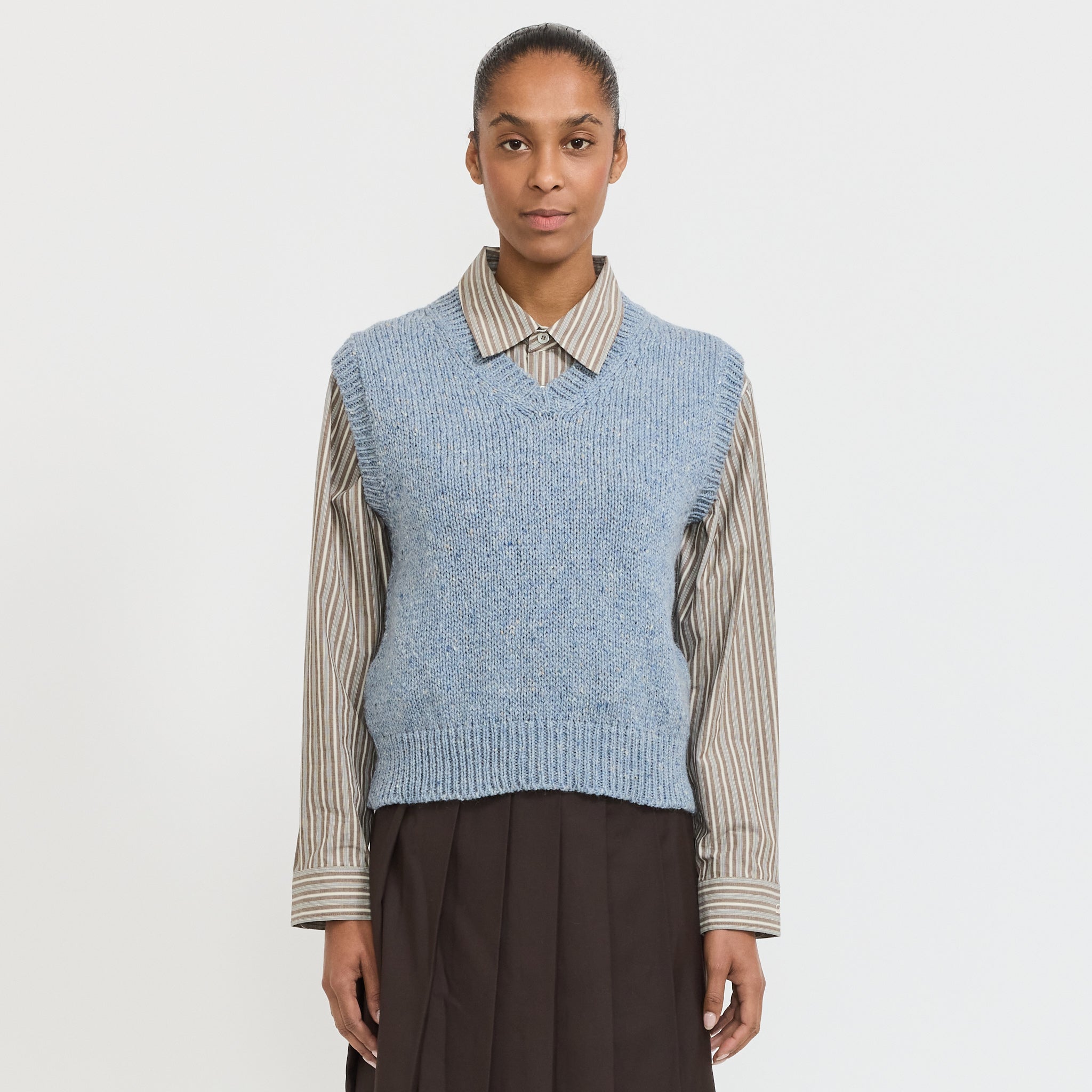 Lost My Sleeves Sweater Sky