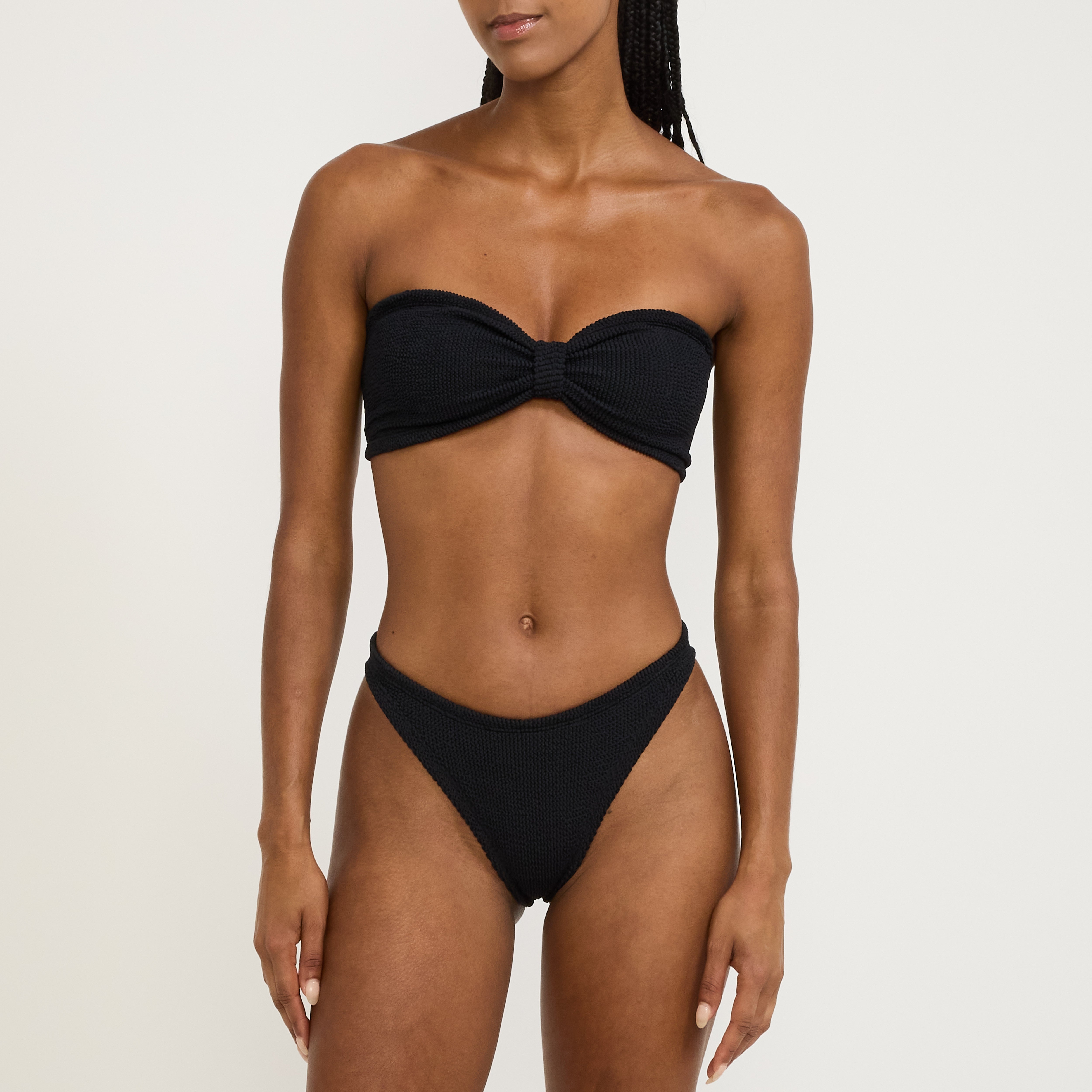 Hunza G | Jean Bikini Crinkle Black | Maplestore