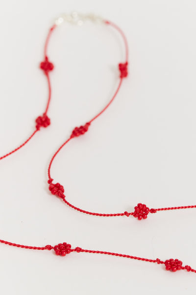 JOYE | Garden Necklace Red | Maplestore