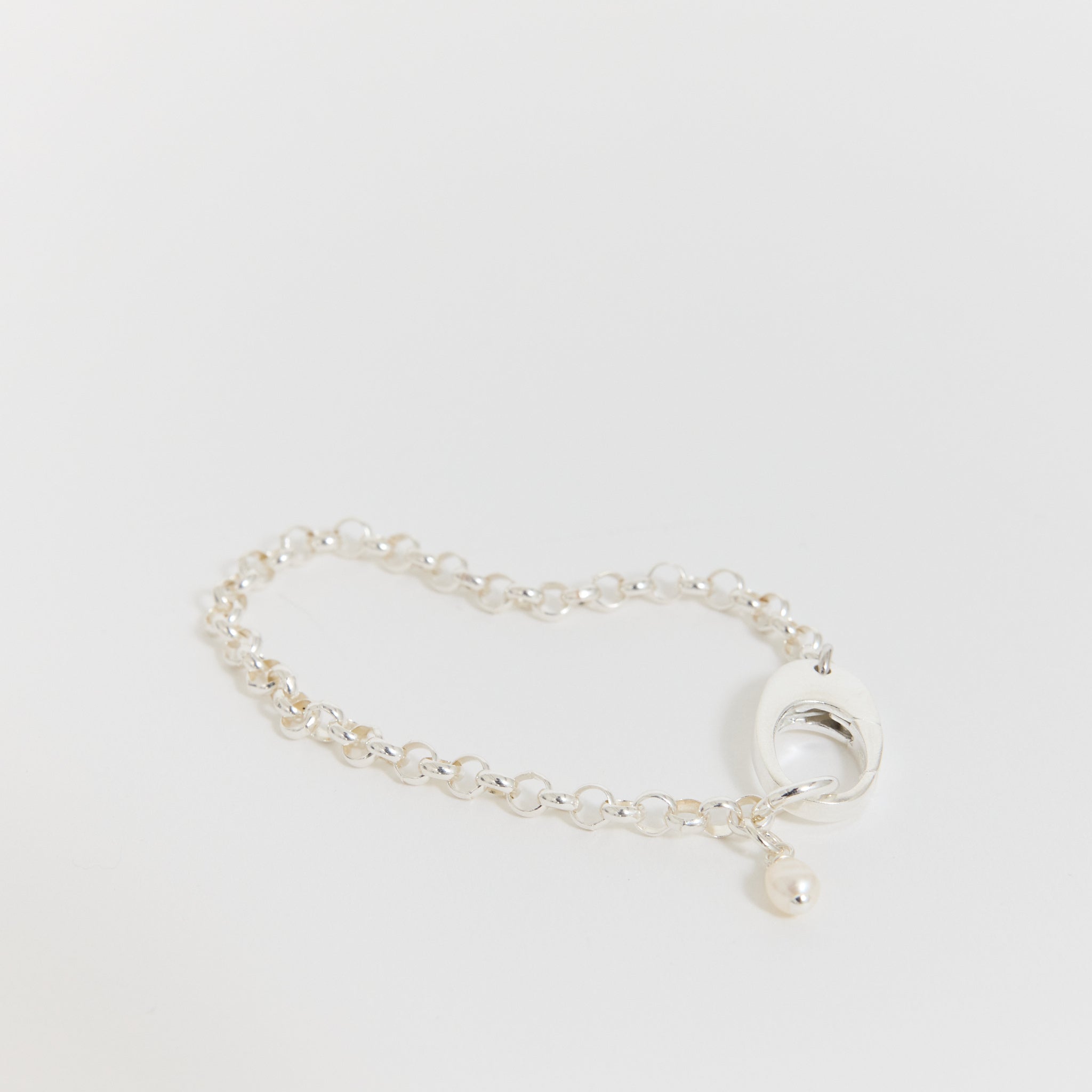 Joye | Pearl Drop Bracelet Silver | Maplestore