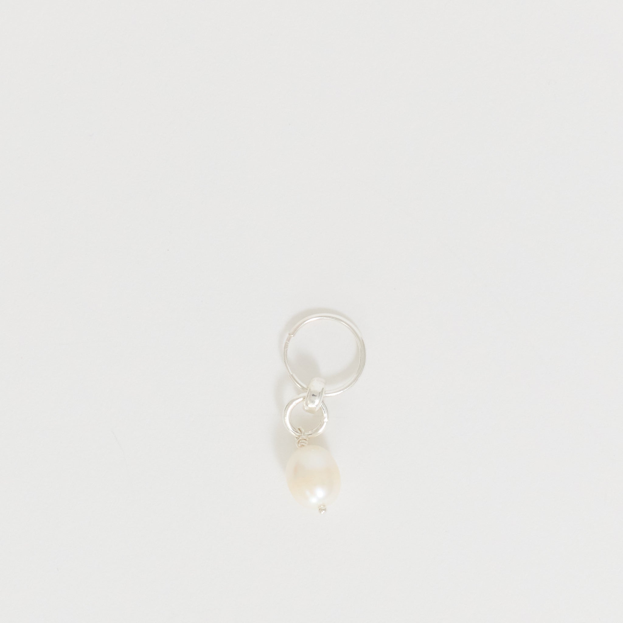 Joye | Single Link Drop Earring Silver | Maplestore