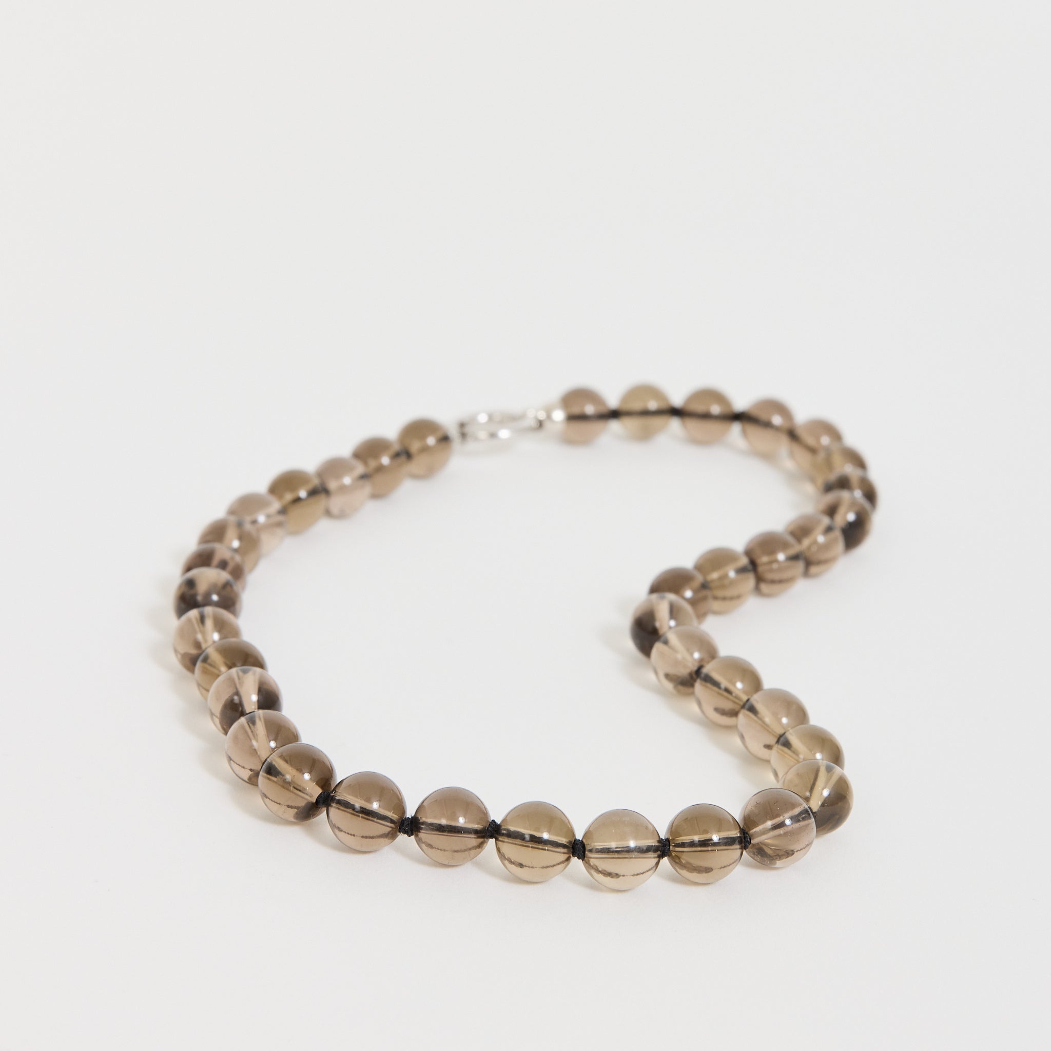 Joye | Smokey Smooth Necklace Smokey Quartz | Maplestore