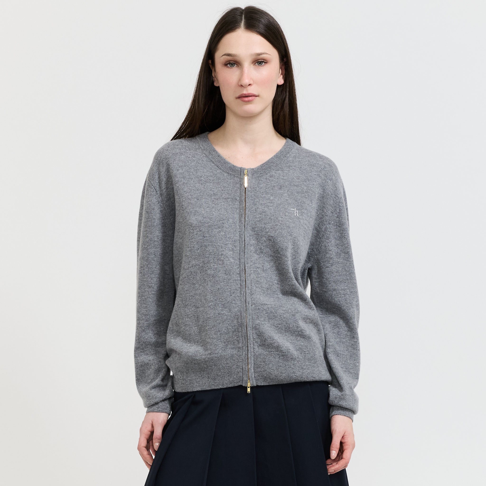 Elodie Cardigan Grey Marle