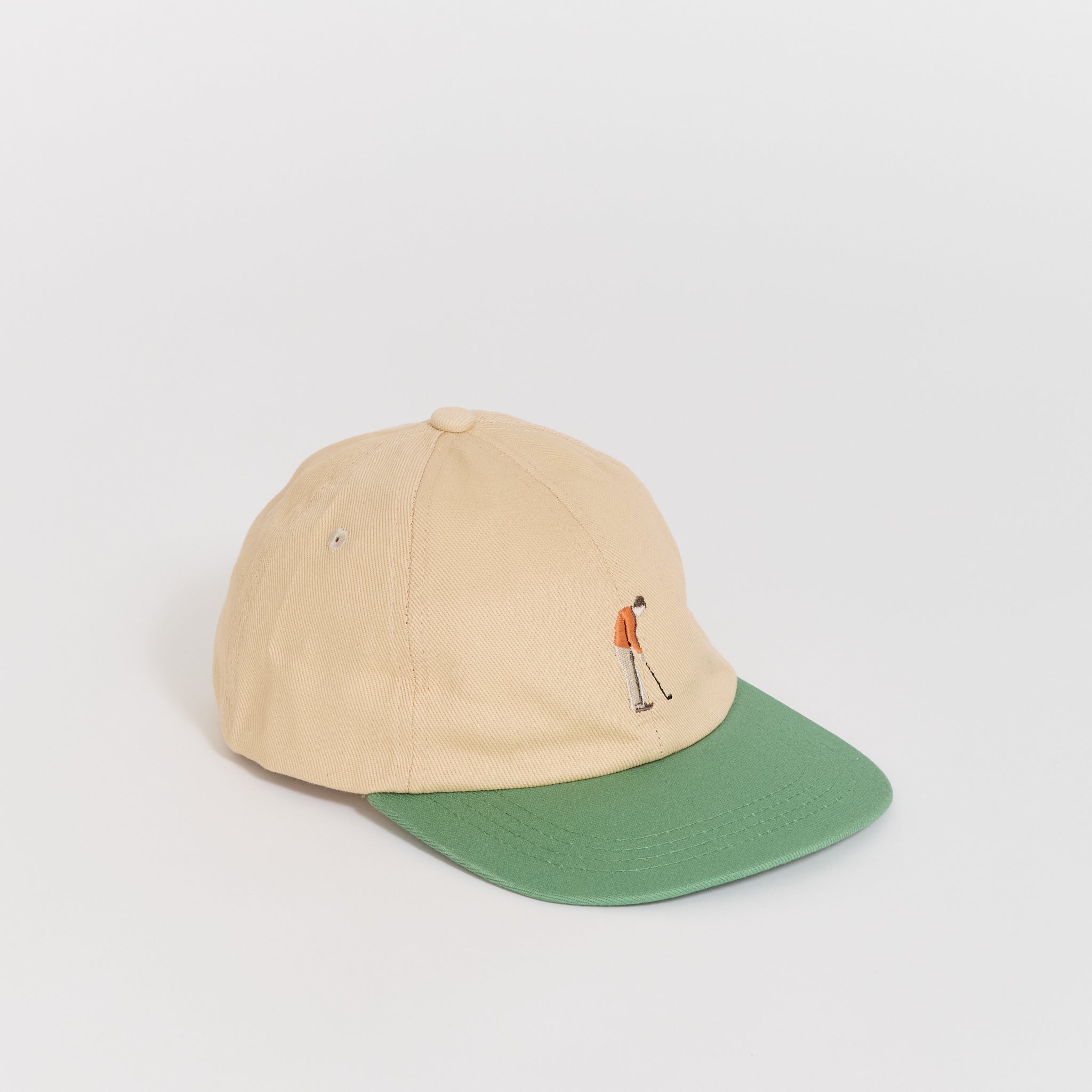 Kestin | Leuchars Cap Stone/Green Golf Embroidery | Maplestore