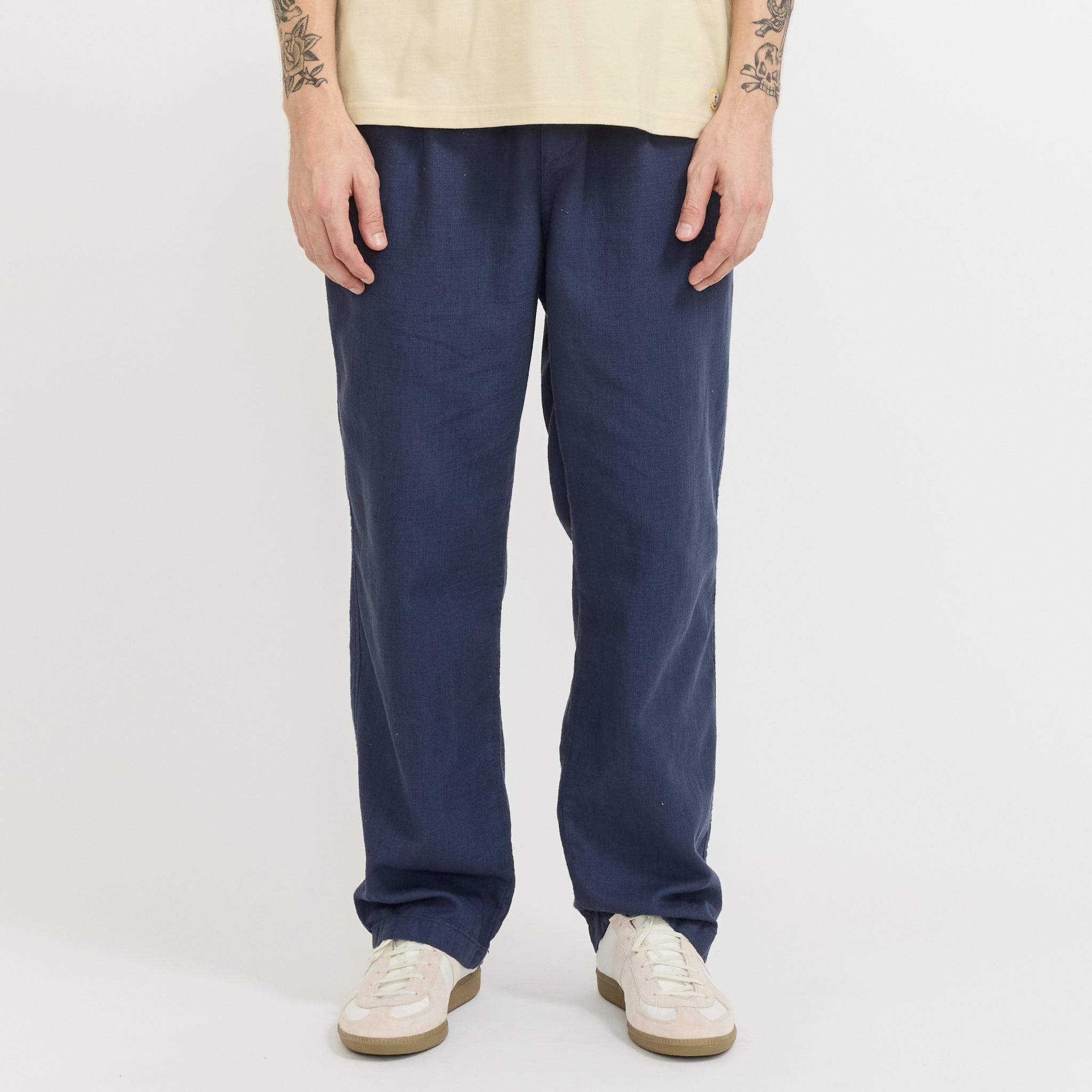 Kestin | Doune Pant Navy Slub | Maplestore