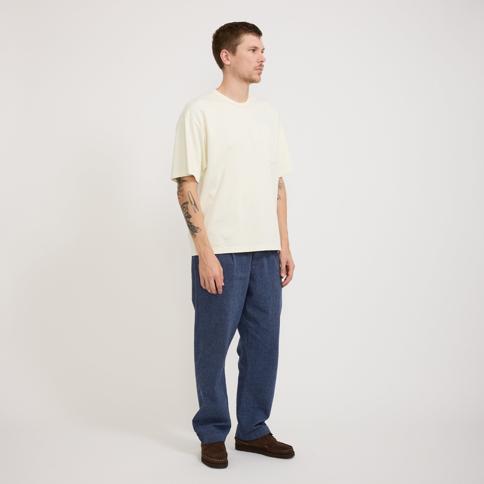 Kestin | Wick Trouser Indigo Marle | Maplestore