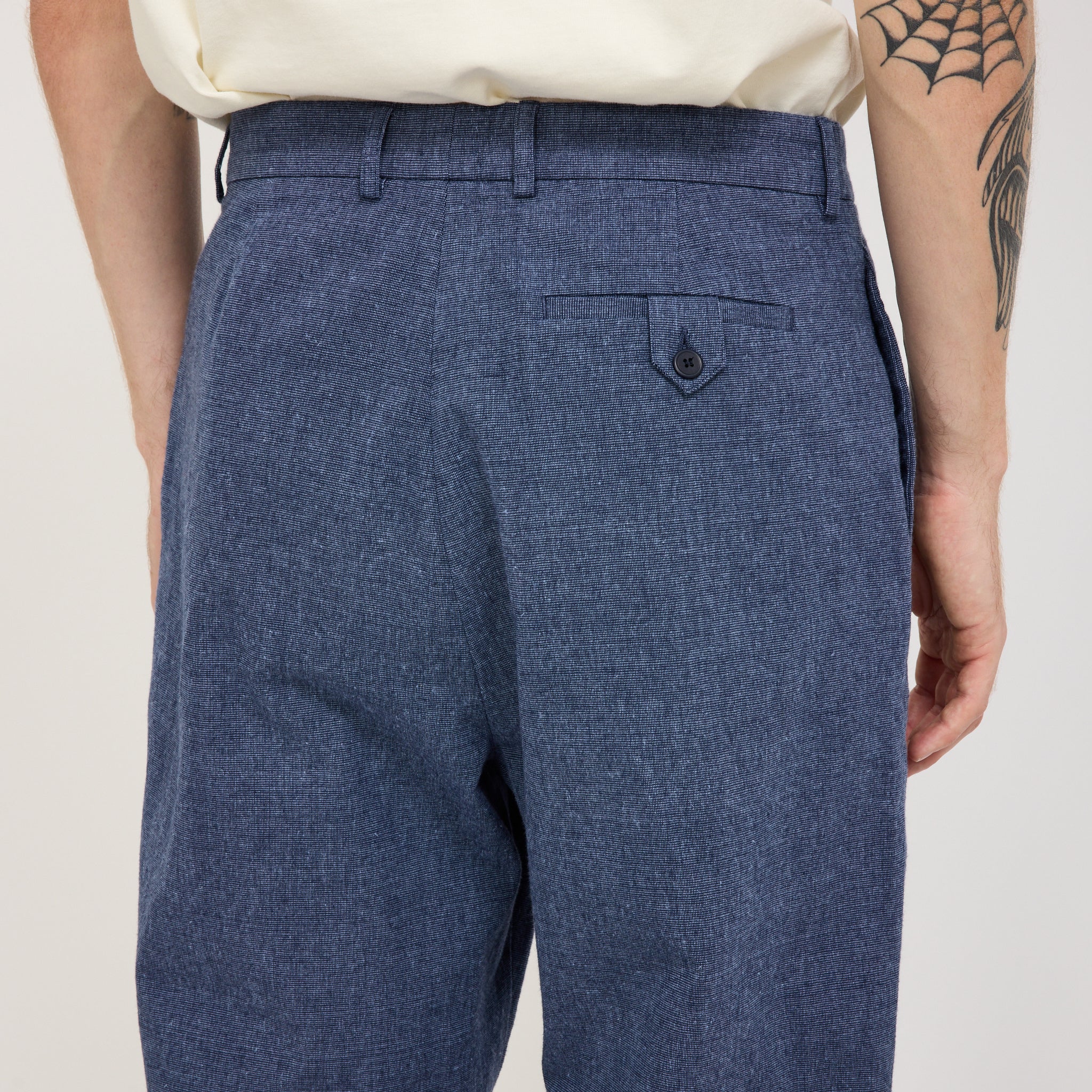 Kestin | Wick Trouser Indigo Marle | Maplestore