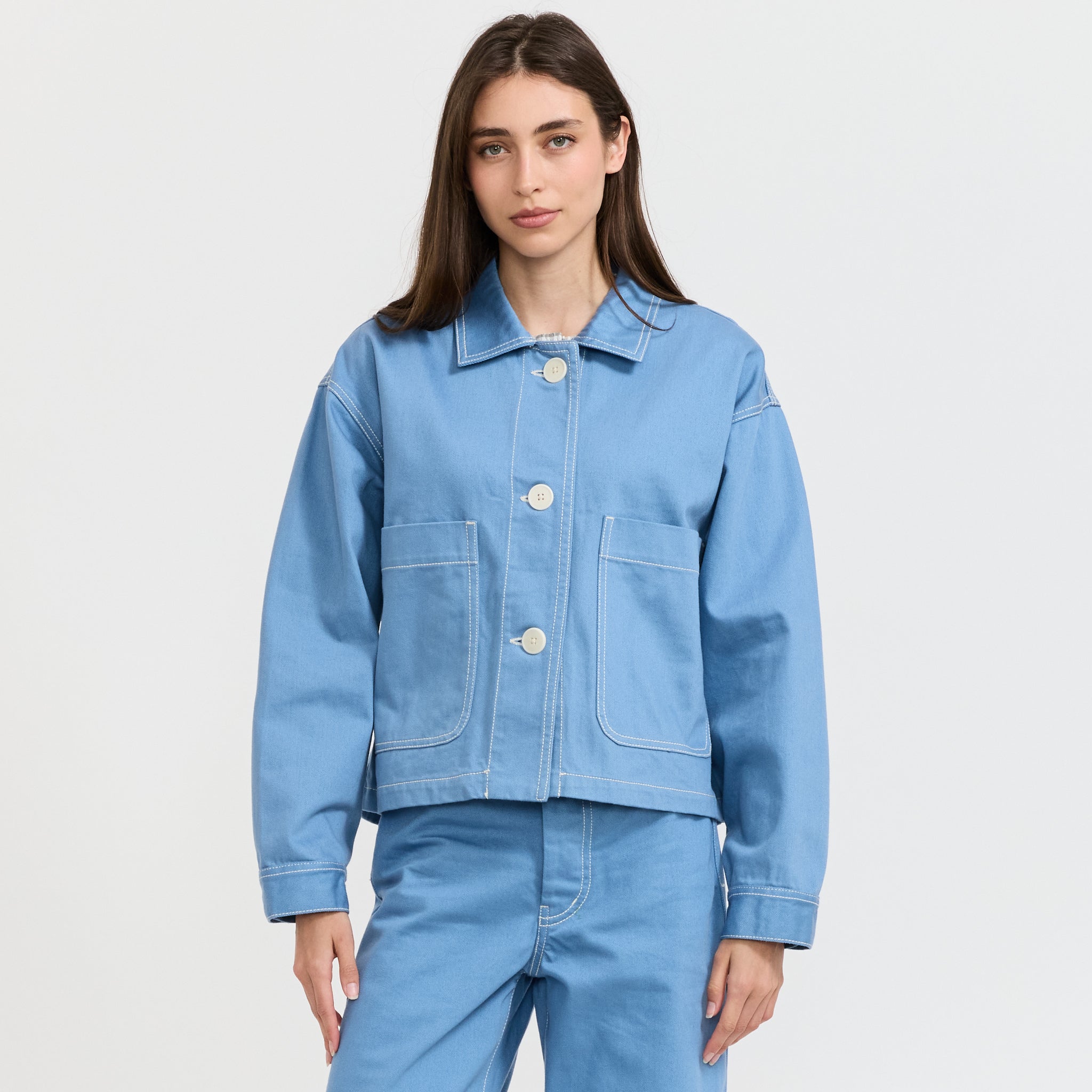 Ava Jacket Sky Denim