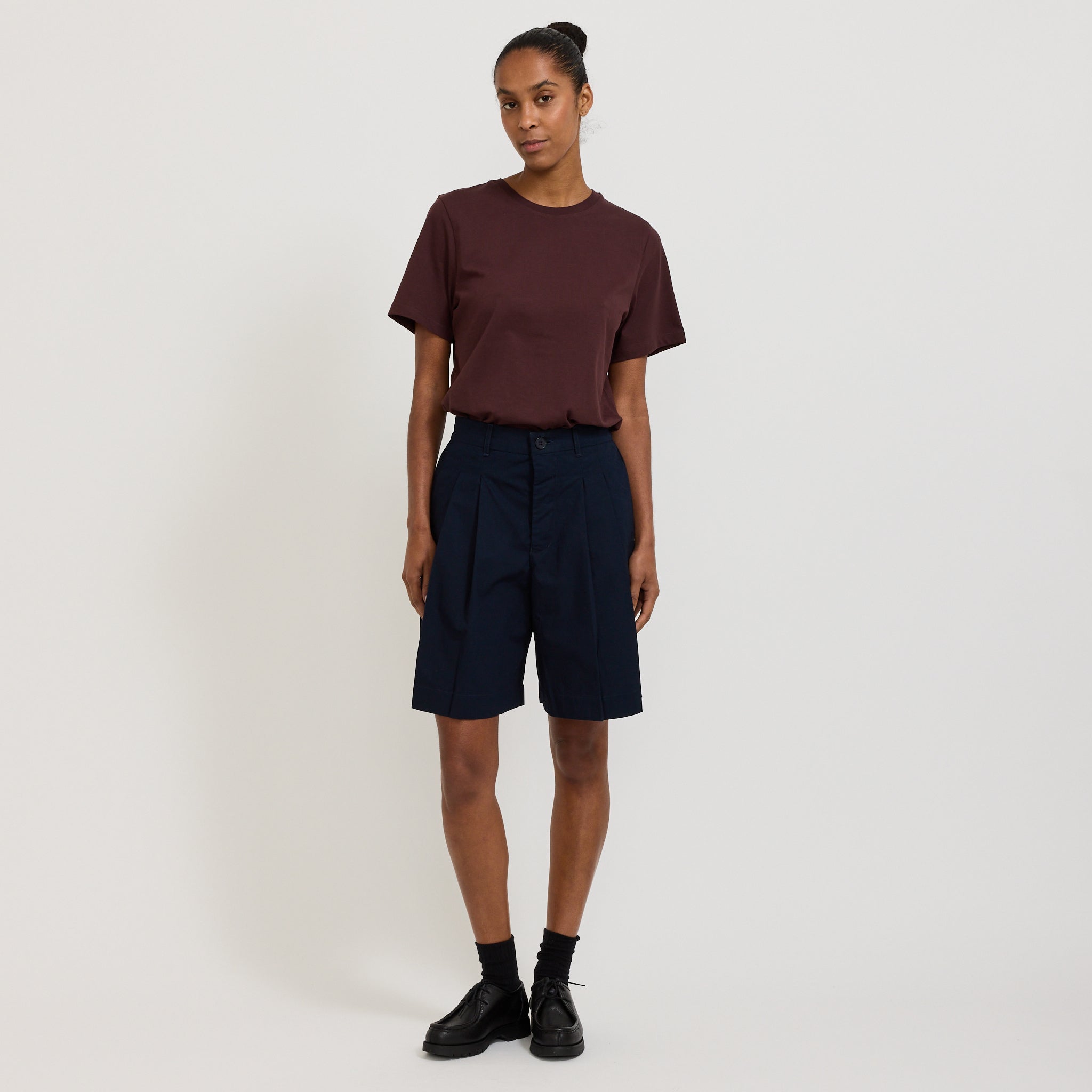 Kowtow | Carter Shorts Evening Navy | Maplestore