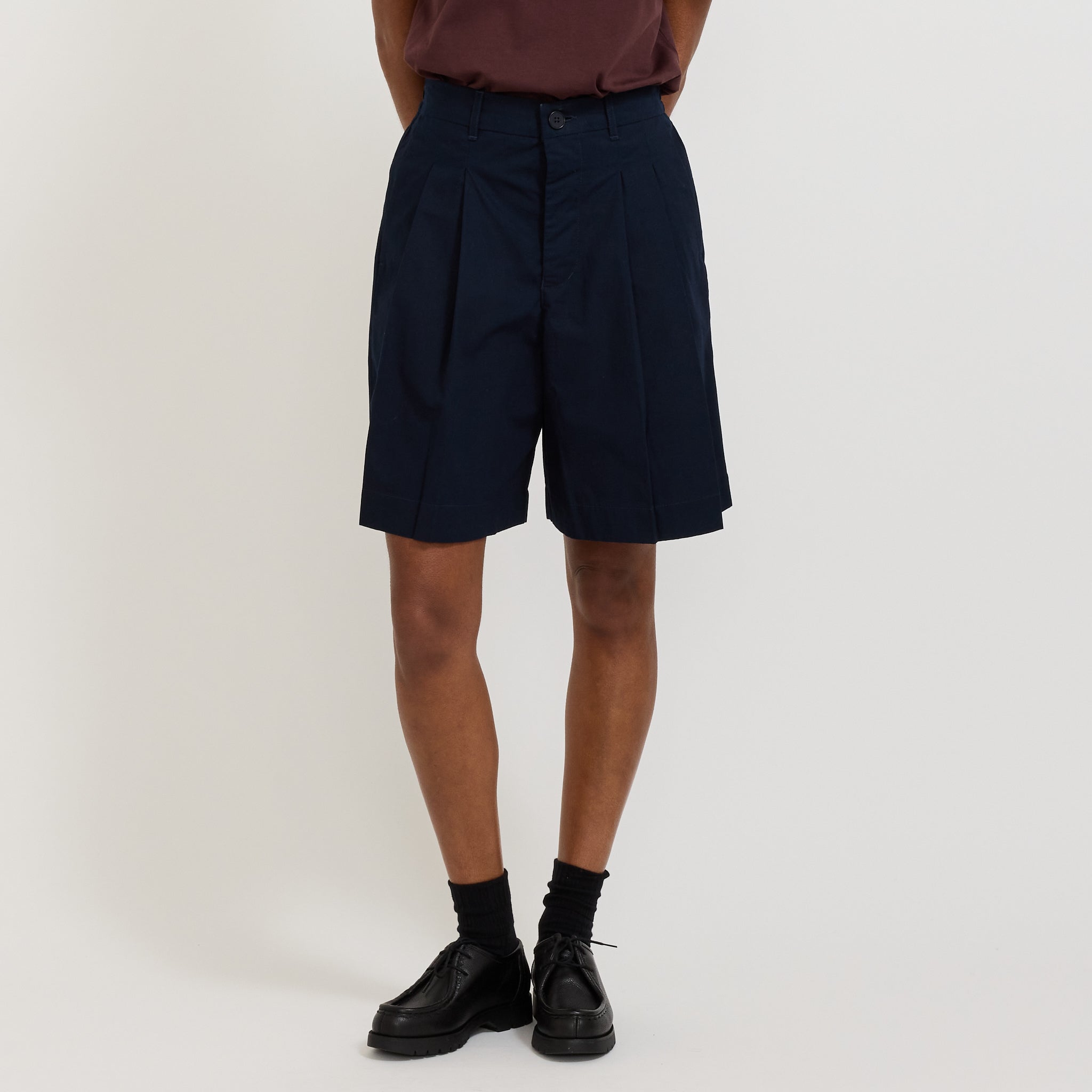 Kowtow | Carter Shorts Evening Navy | Maplestore