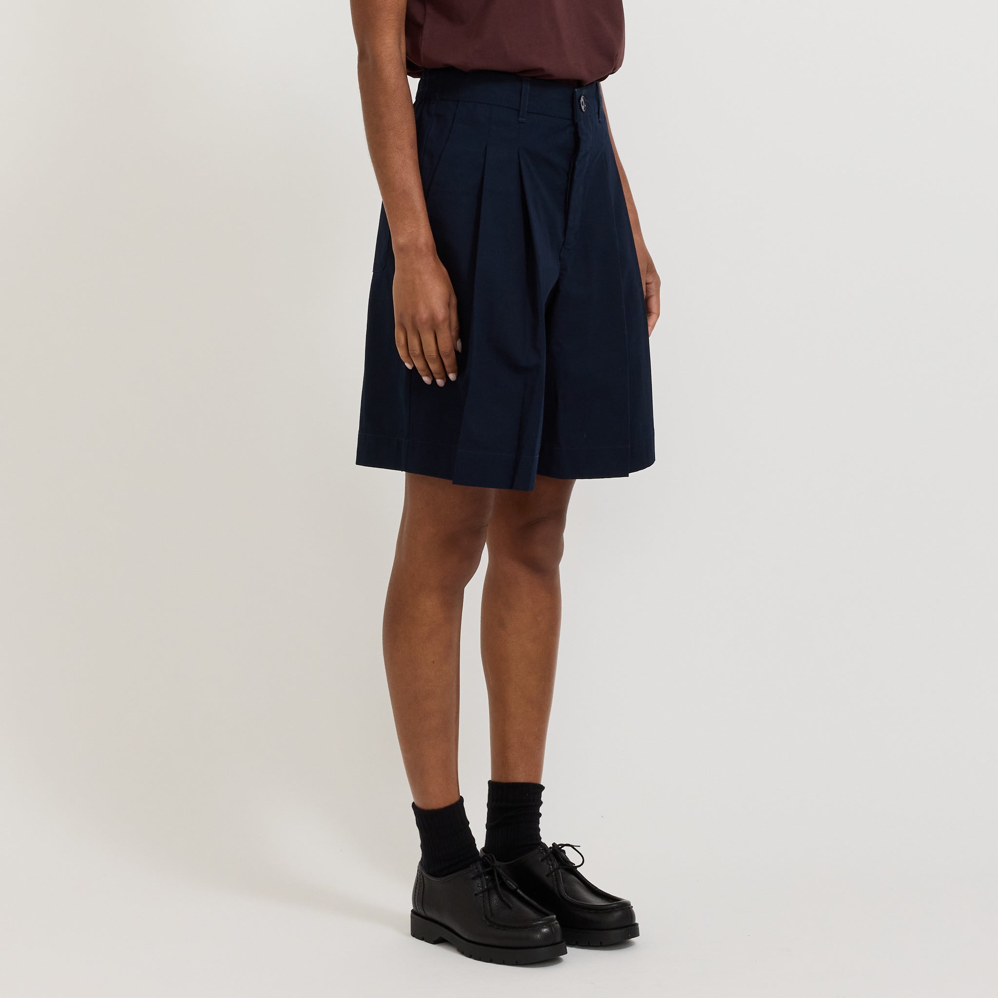 Kowtow | Carter Shorts Evening Navy | Maplestore