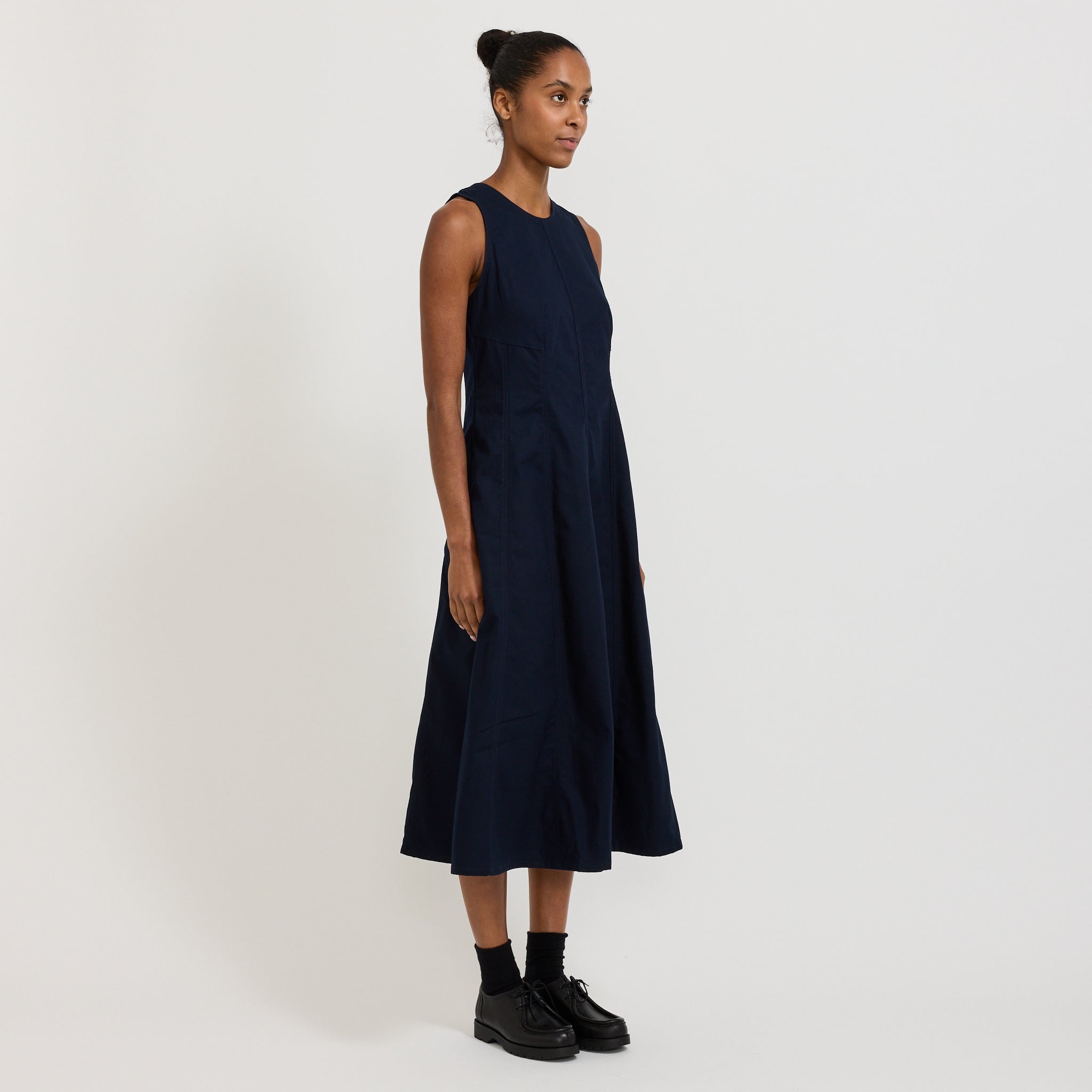 Kowtow | Framework Dress Evening Navy | Maplestore