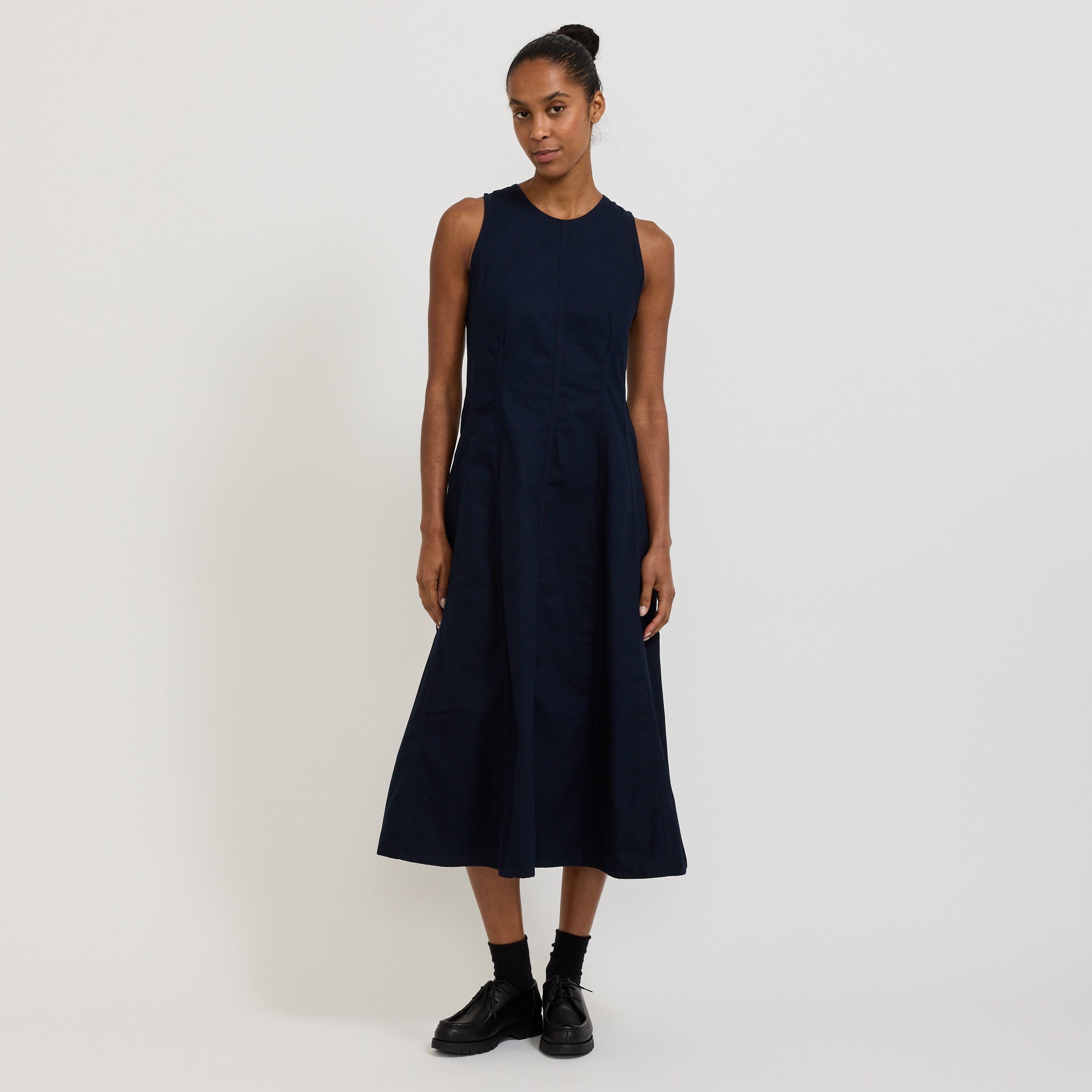 Kowtow | Framework Dress Evening Navy | Maplestore
