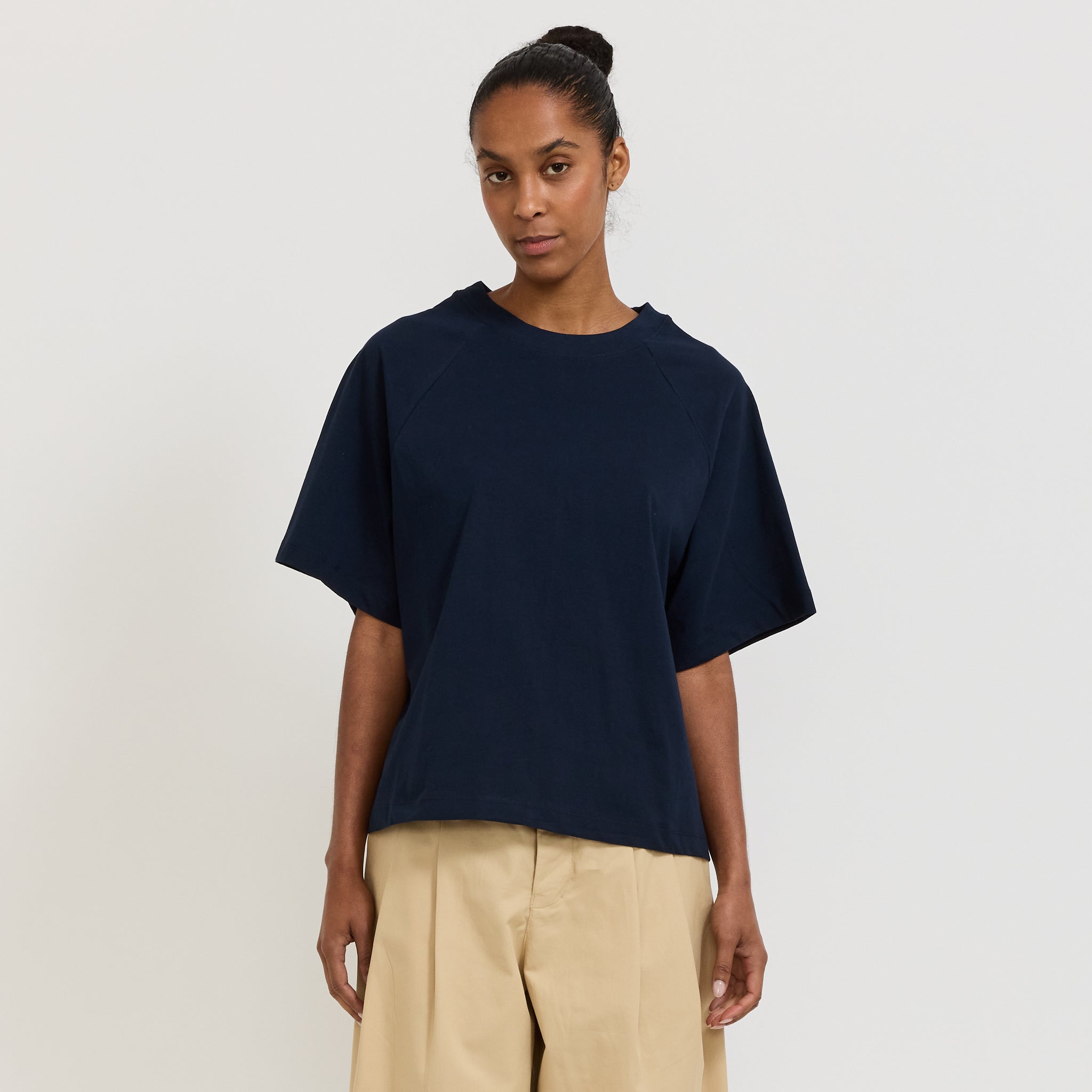 Kowtow | Raglan Tee Navy | Maplestore