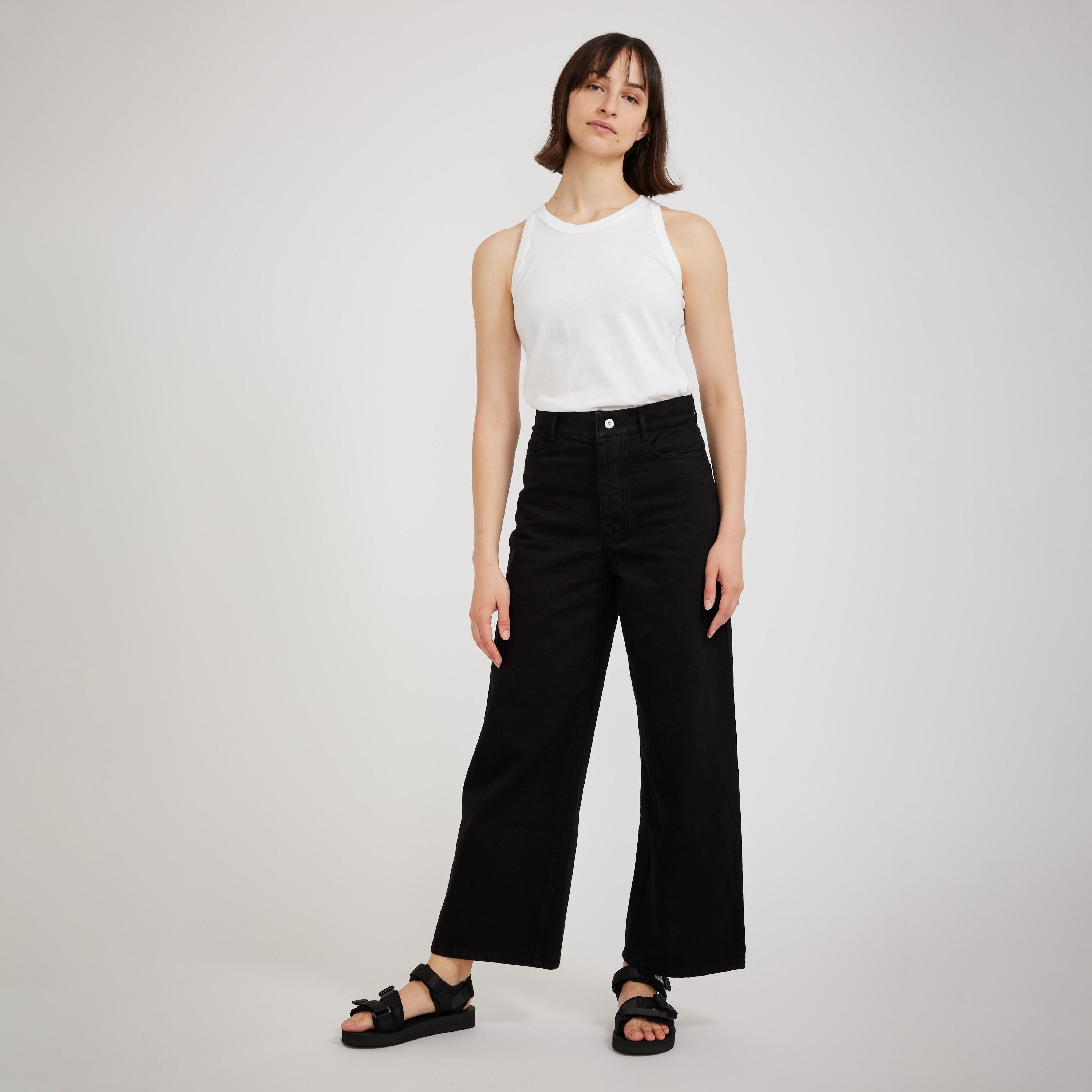 Kowtow | Racer Back Singlet White | Maplestore