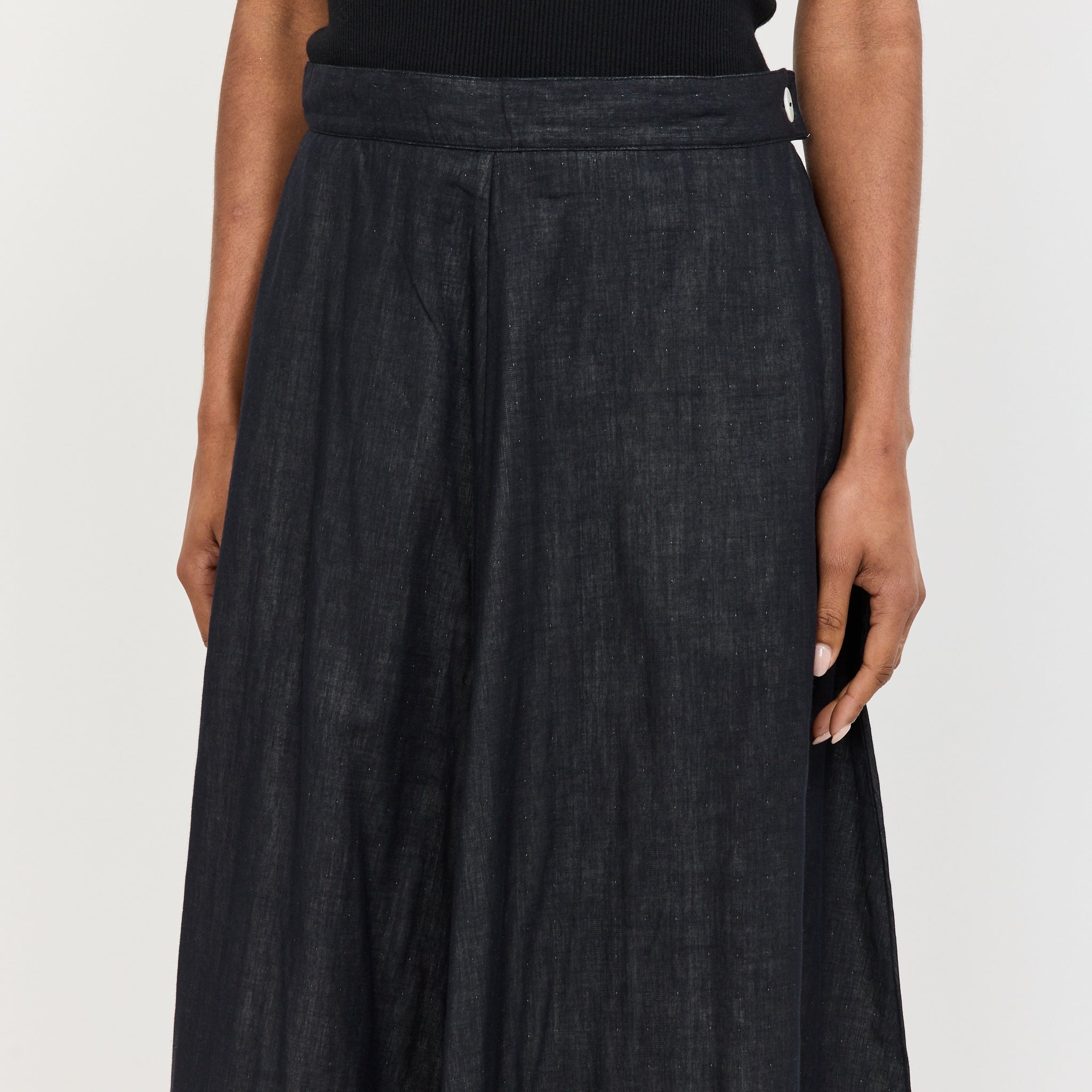 Rotation Skirt Black Ecru