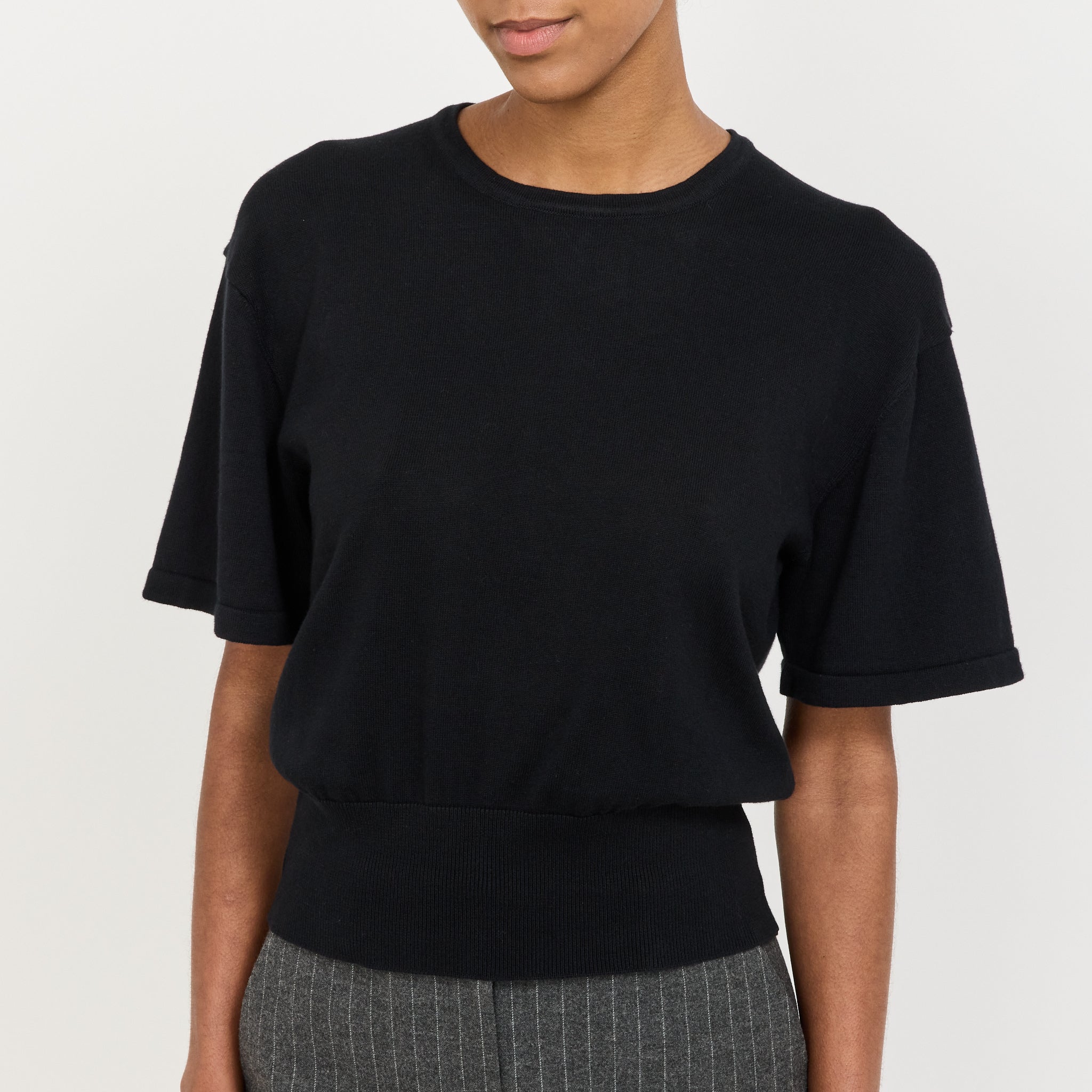 Silhouette Top Black