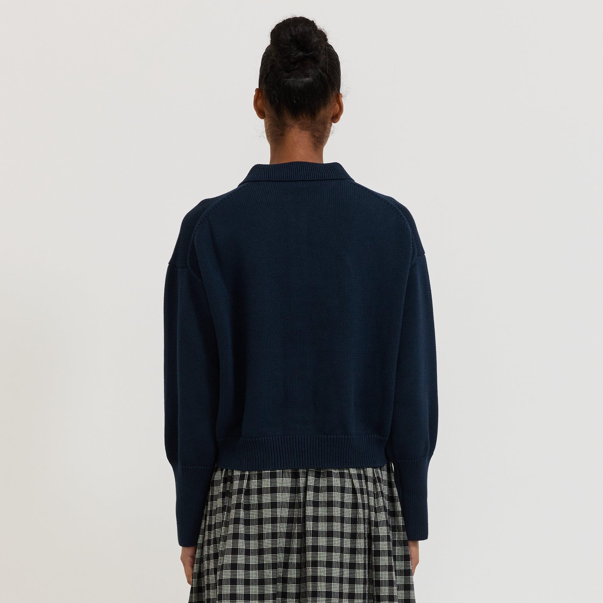 Kowtow | Utility Cardigan Indigo | Maplestore