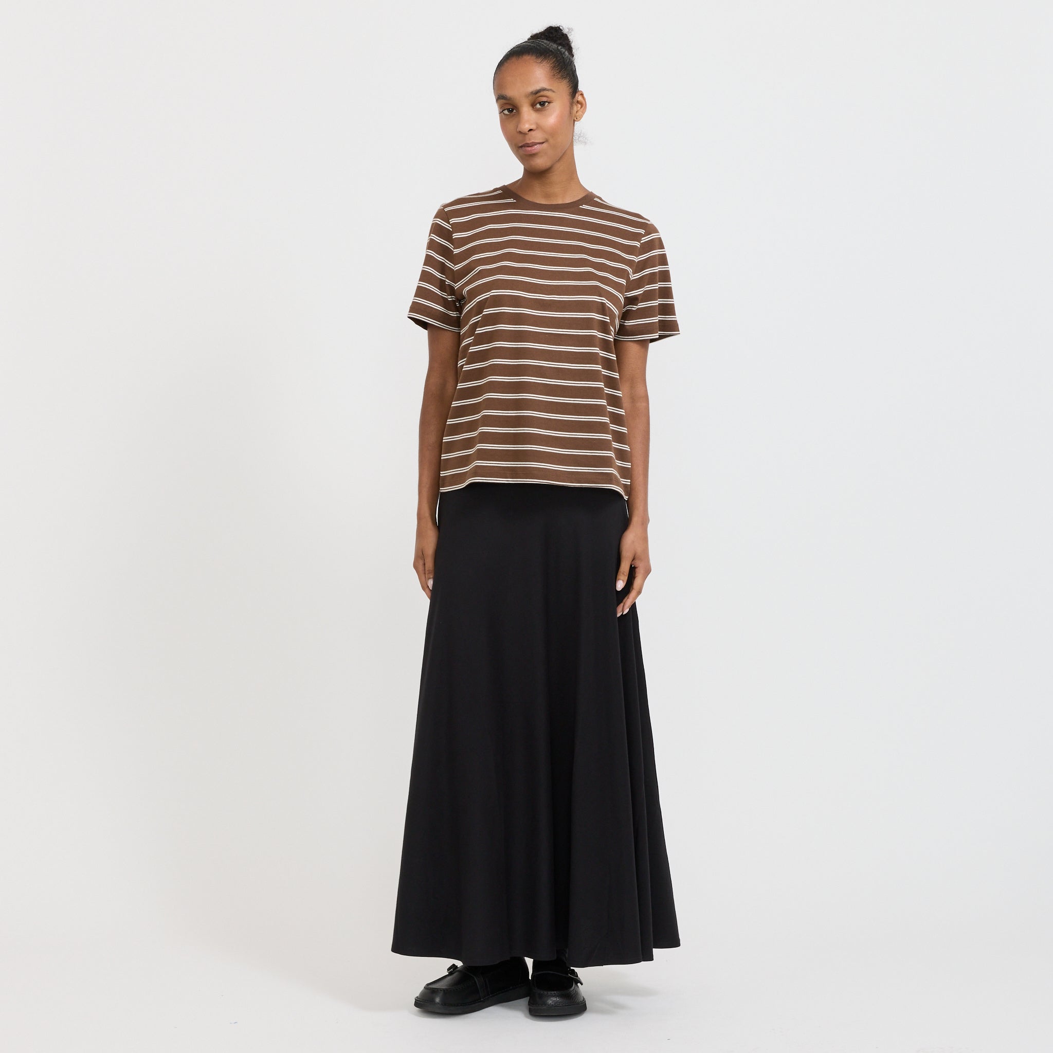Kowtow | Classic Tee Brown Stripe | Maplestore