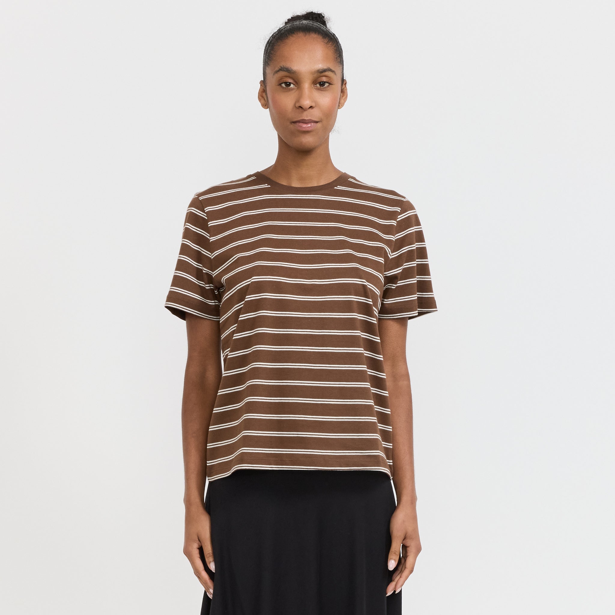 Kowtow | Classic Tee Brown Stripe | Maplestore