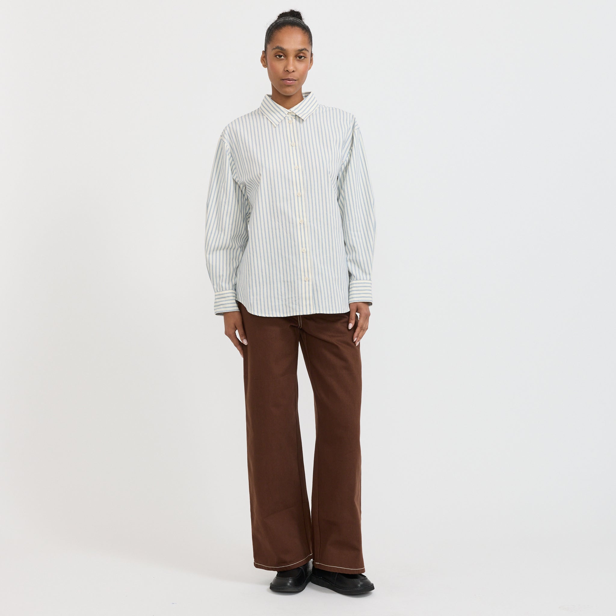 Kowtow | Maker Shirt Ticking Stripe | Maplestore