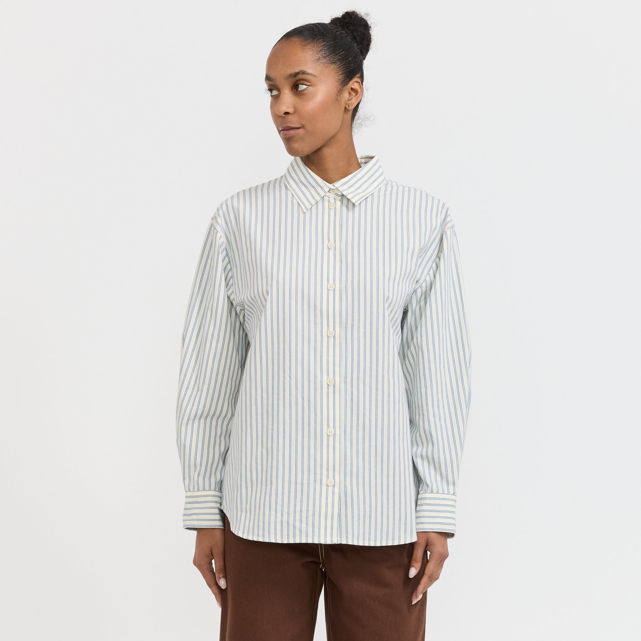 Kowtow | Maker Shirt Ticking Stripe | Maplestore