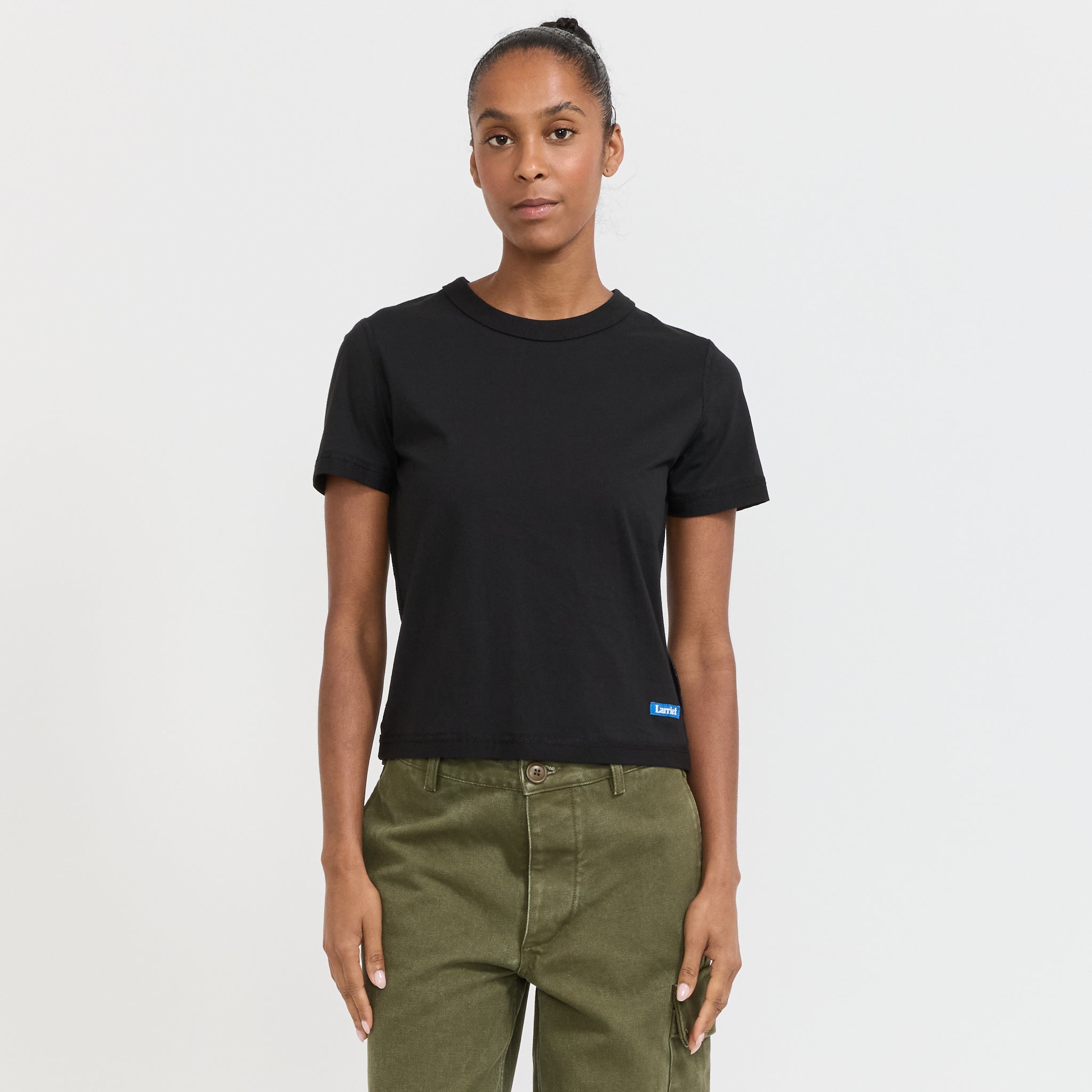 Larriet | Womens Blind Tee Black | Maplestore