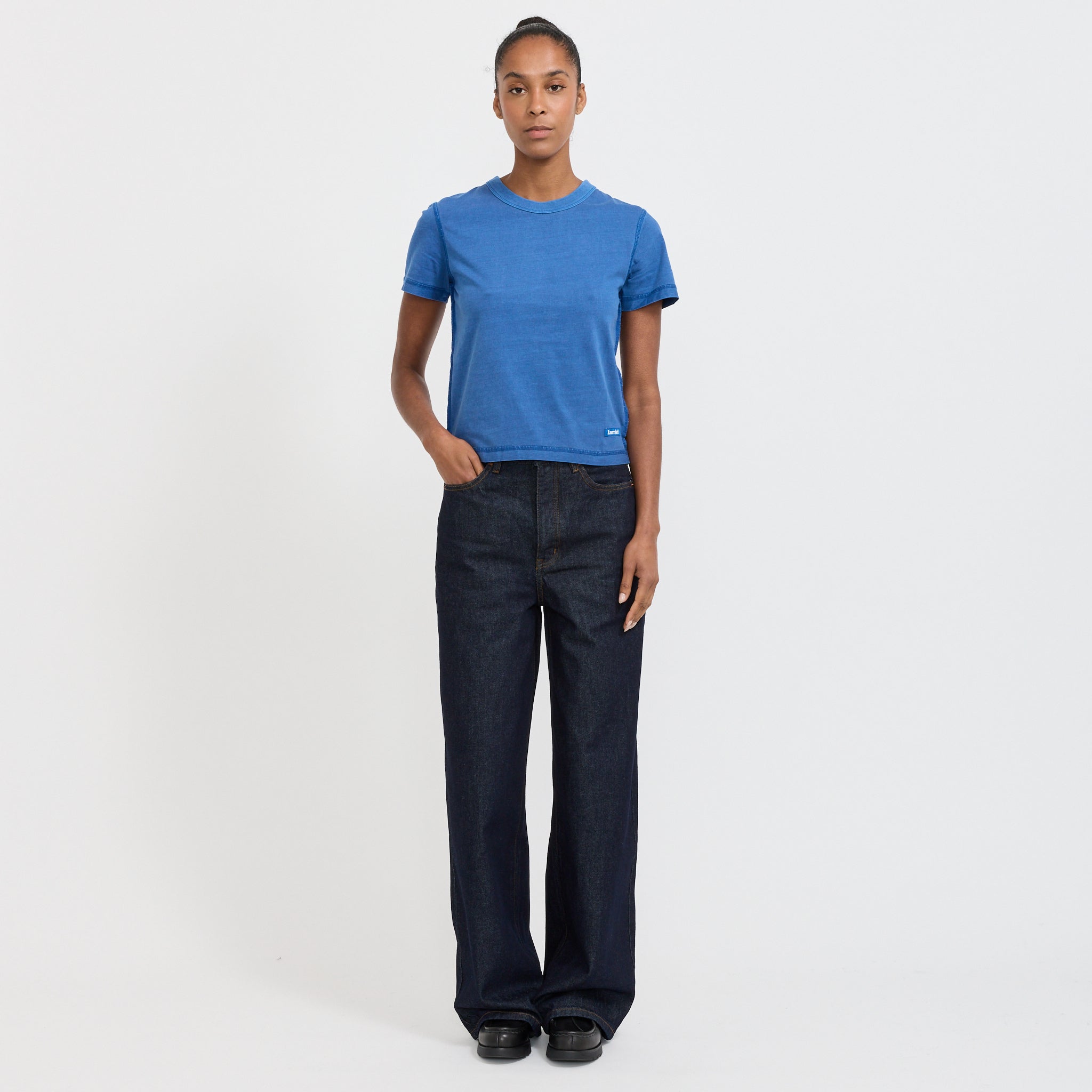 Womens Blind Tee Larriet Blue