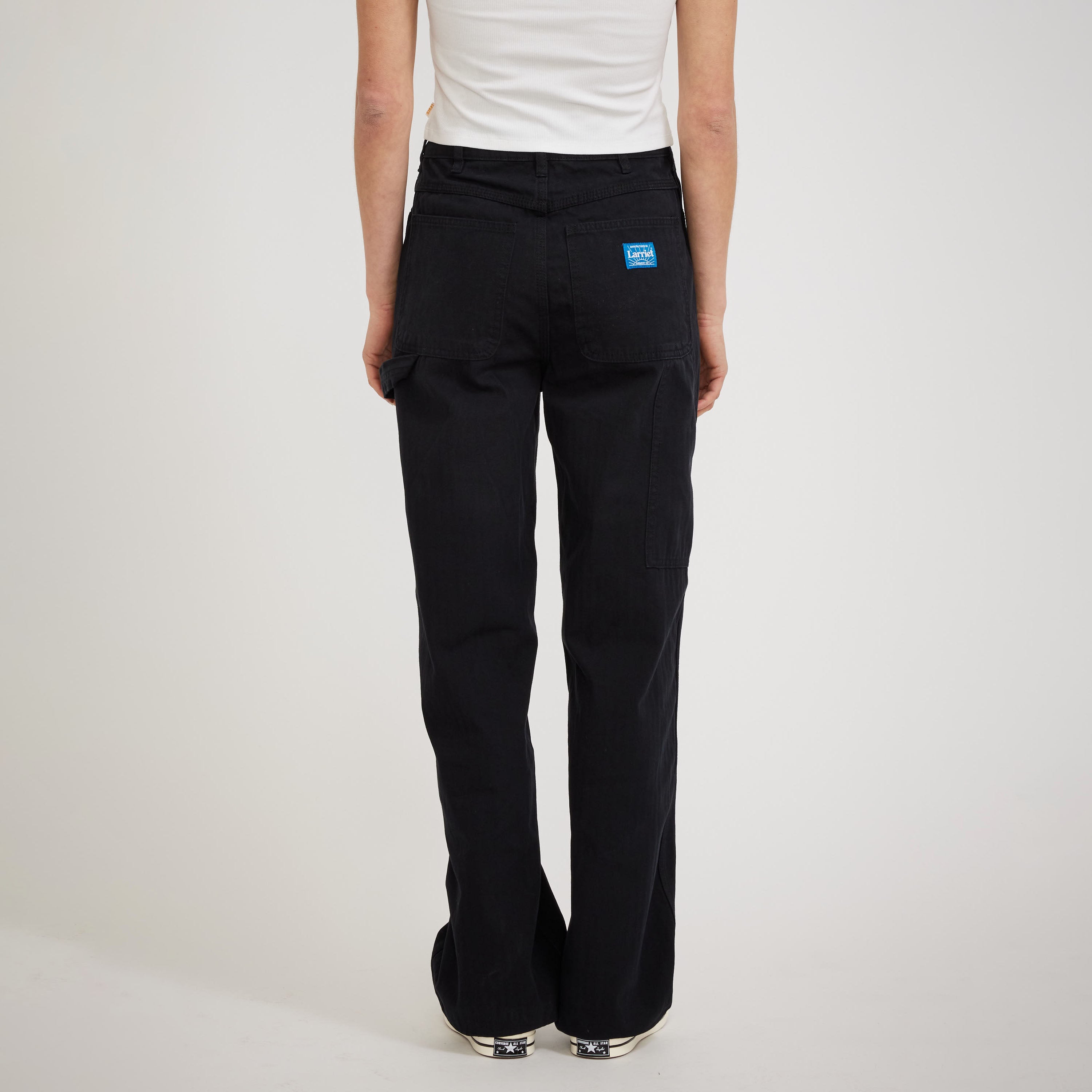 Larriet | Womens Carpenter Pant Black | Maplestore