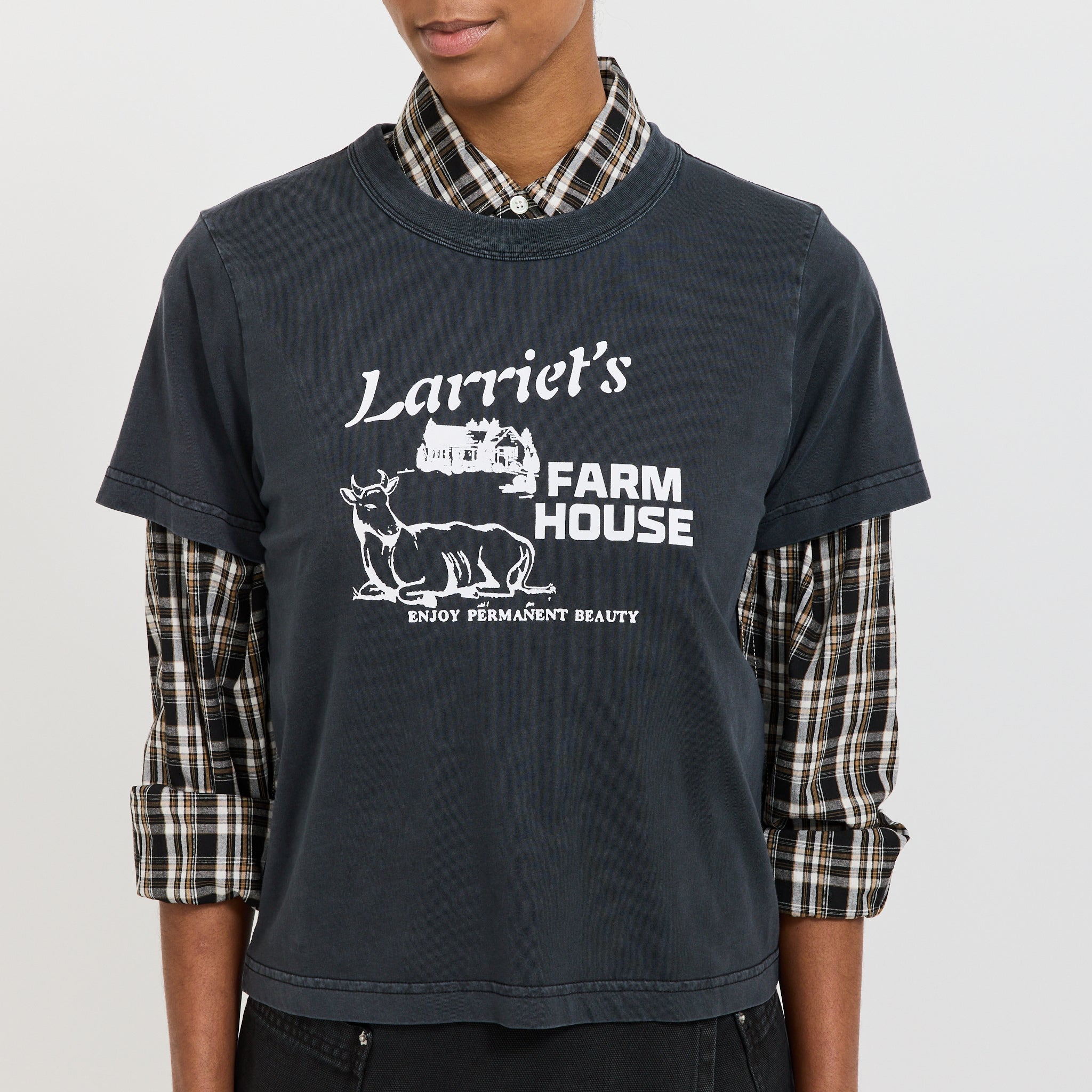 Farmhouse Tee Used Black