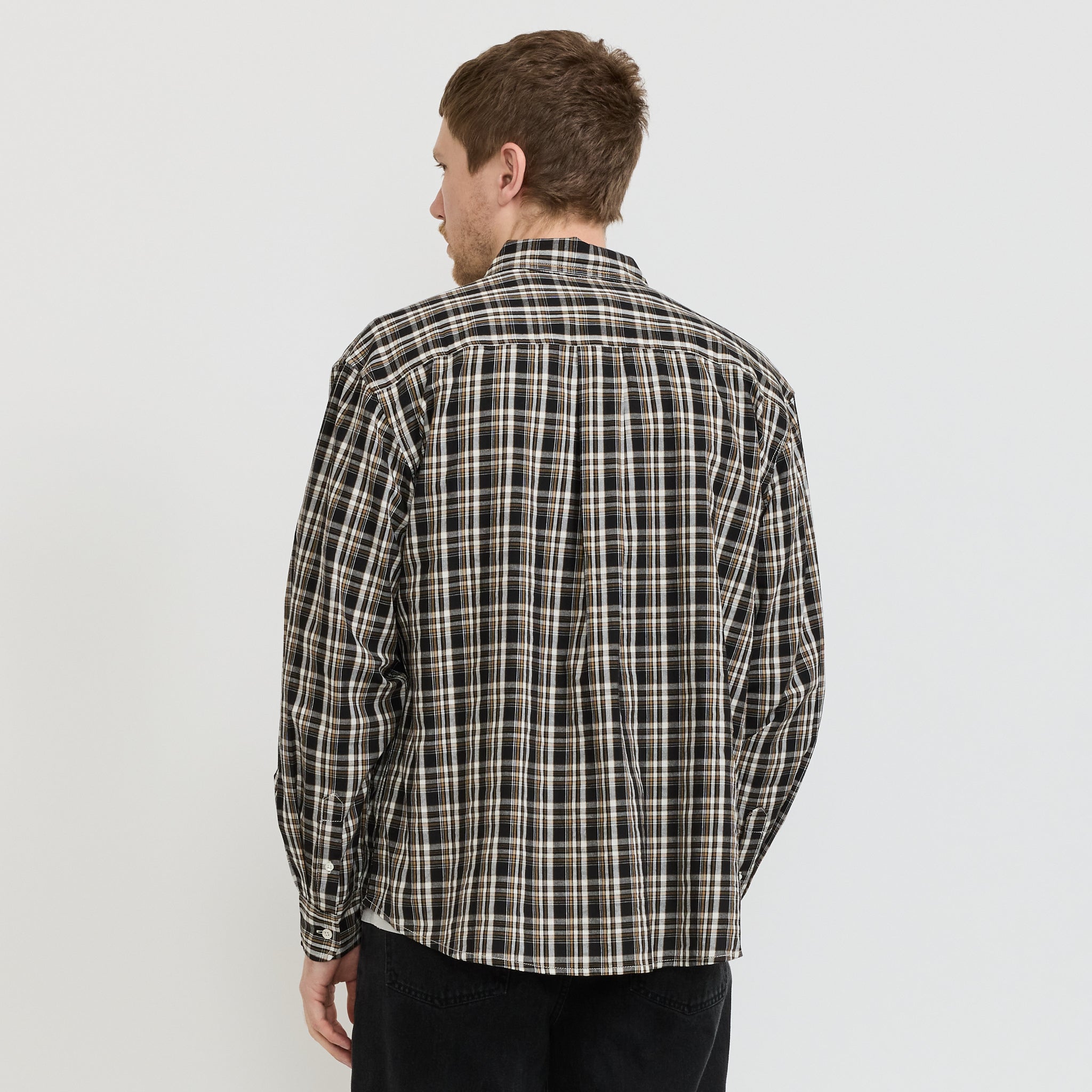 Larriet | Grant Shirt Black Plaid | Maplestore