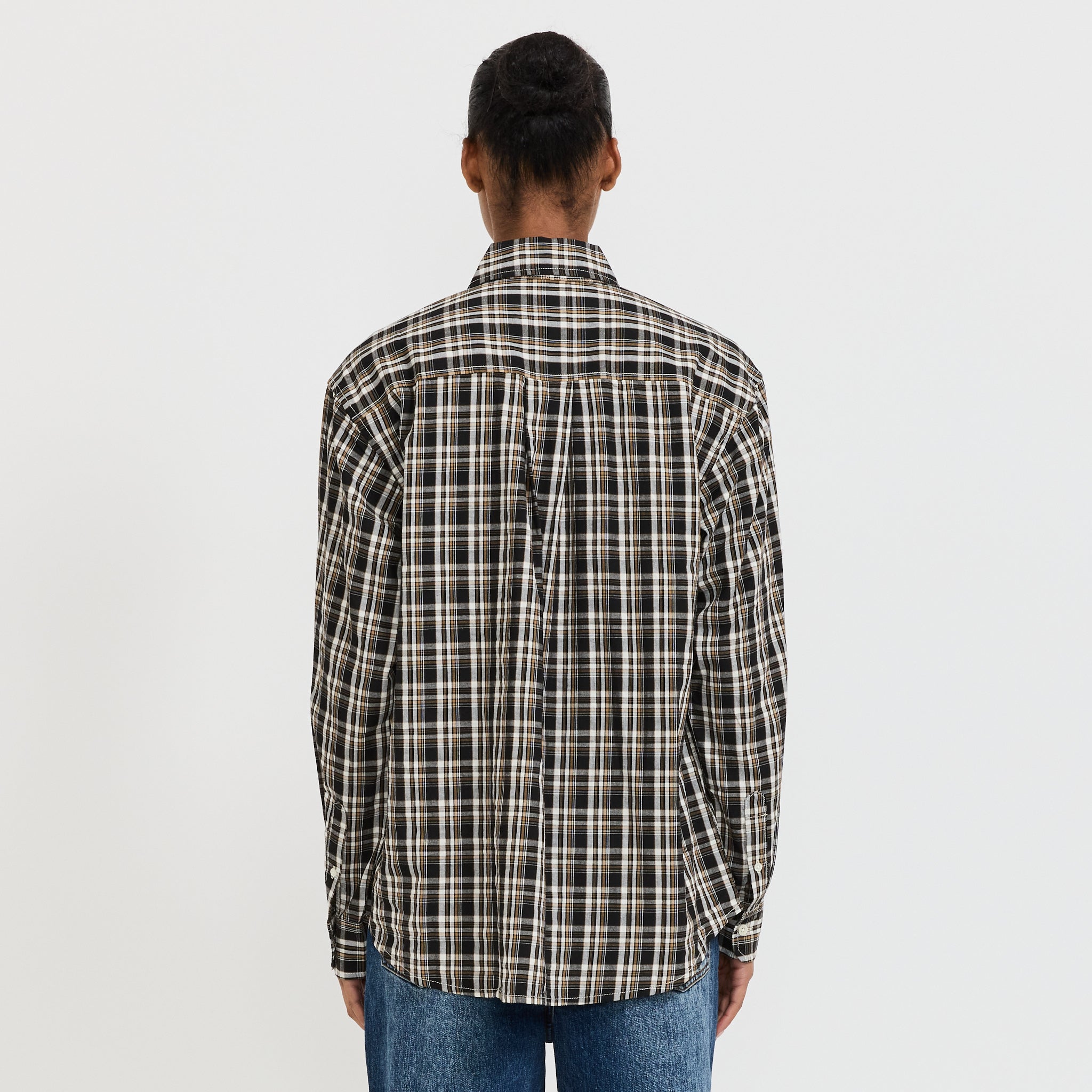 Larriet | Womens Grant Shirt Black Plaid | Maplestore