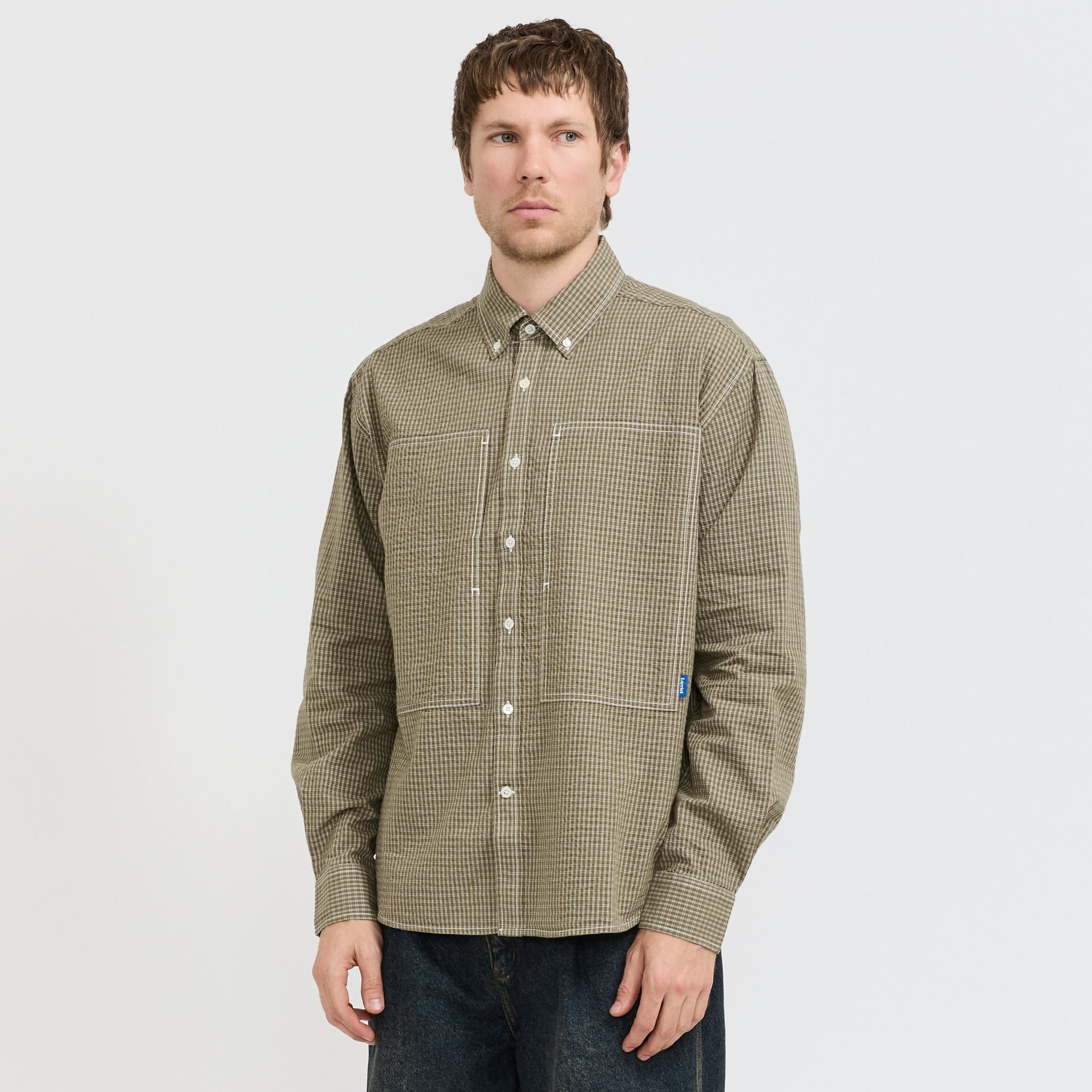 Grant Shirt Green Check