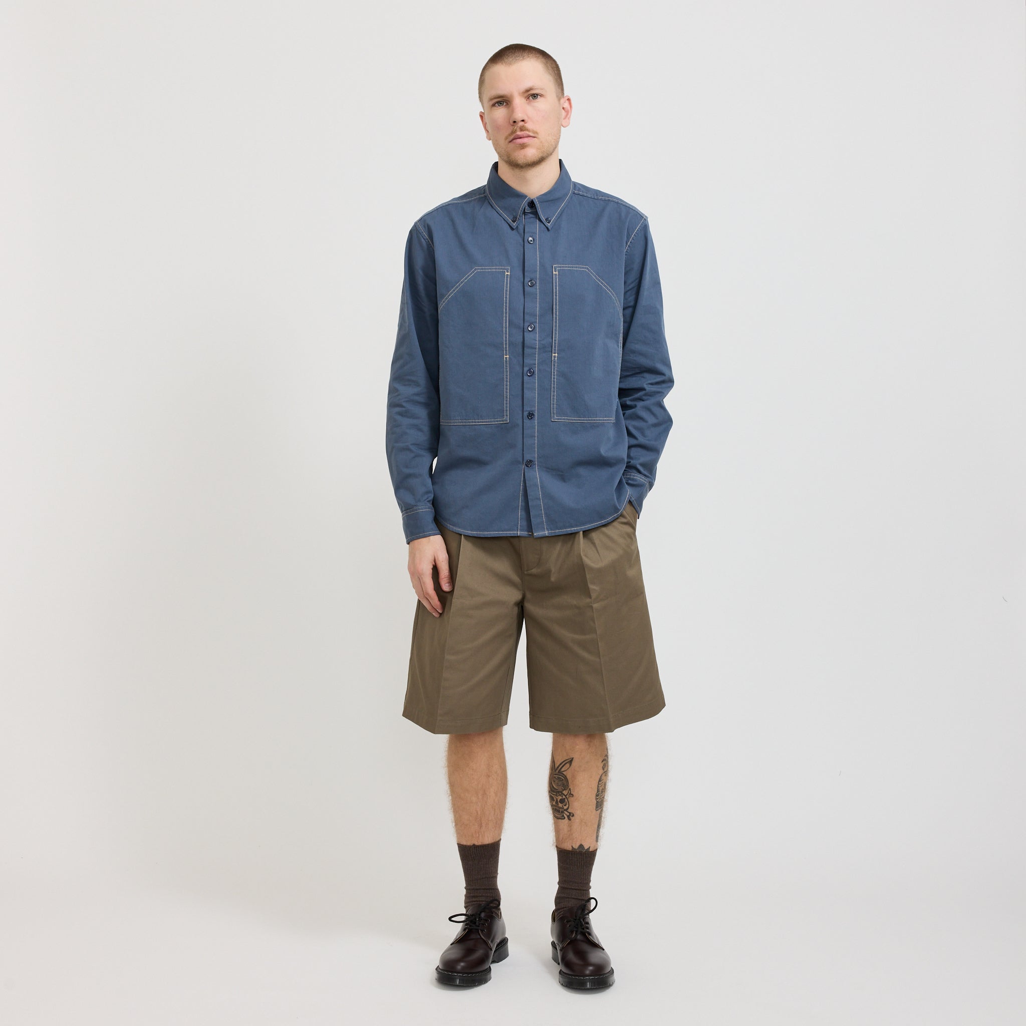 Gully Long Sleeve Shirt Ink