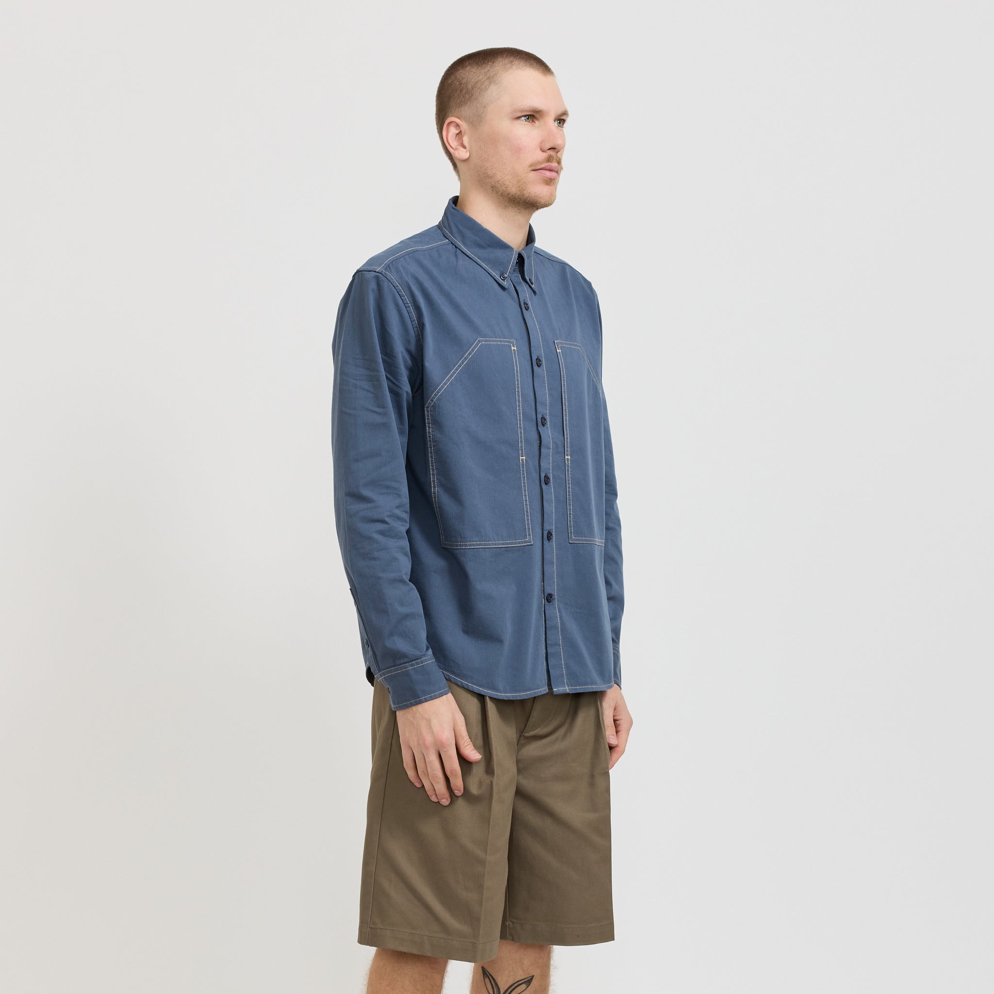 Gully Long Sleeve Shirt Ink