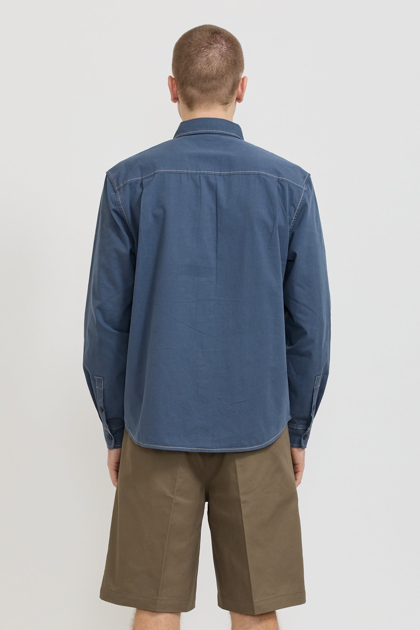 Larriet | Gully Long Sleeve Shirt Ink | Maplestore
