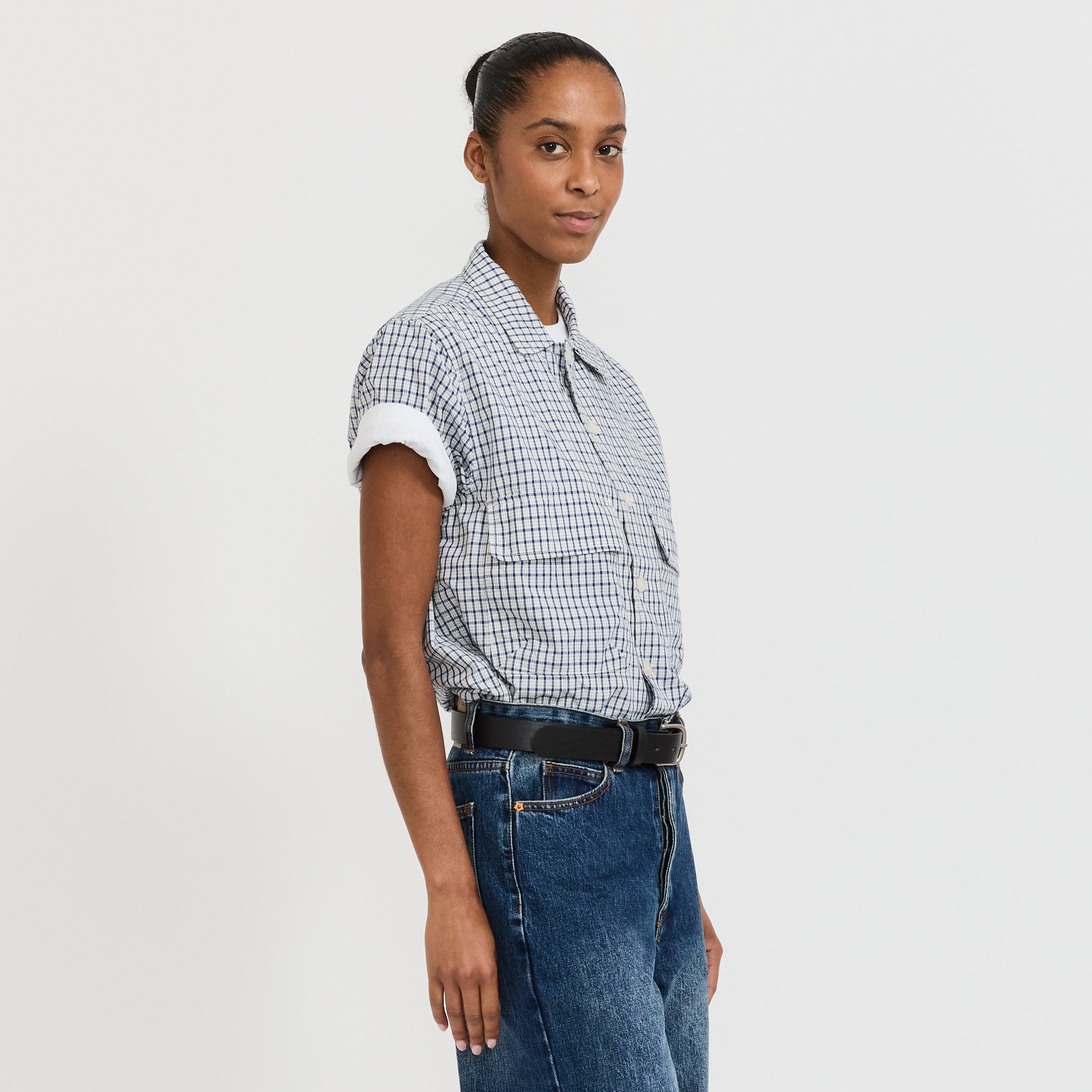 Larriet | Womens Kendalls Short Sleeve Shirt Picnic Plaid | Maplestore