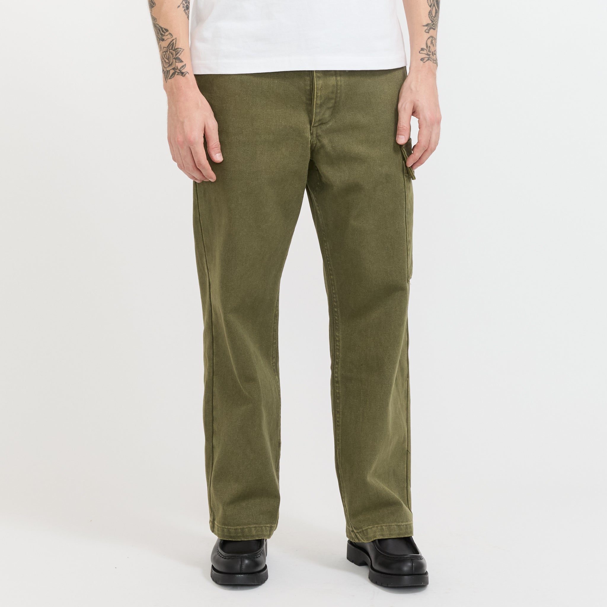 Larriet | Marsh Pant Used Olive | Maplestore