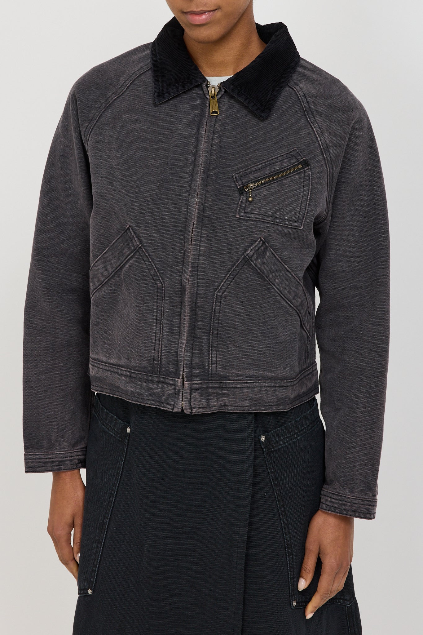 Larriet | Womens Ranch Jacket Used Black | Maplestore