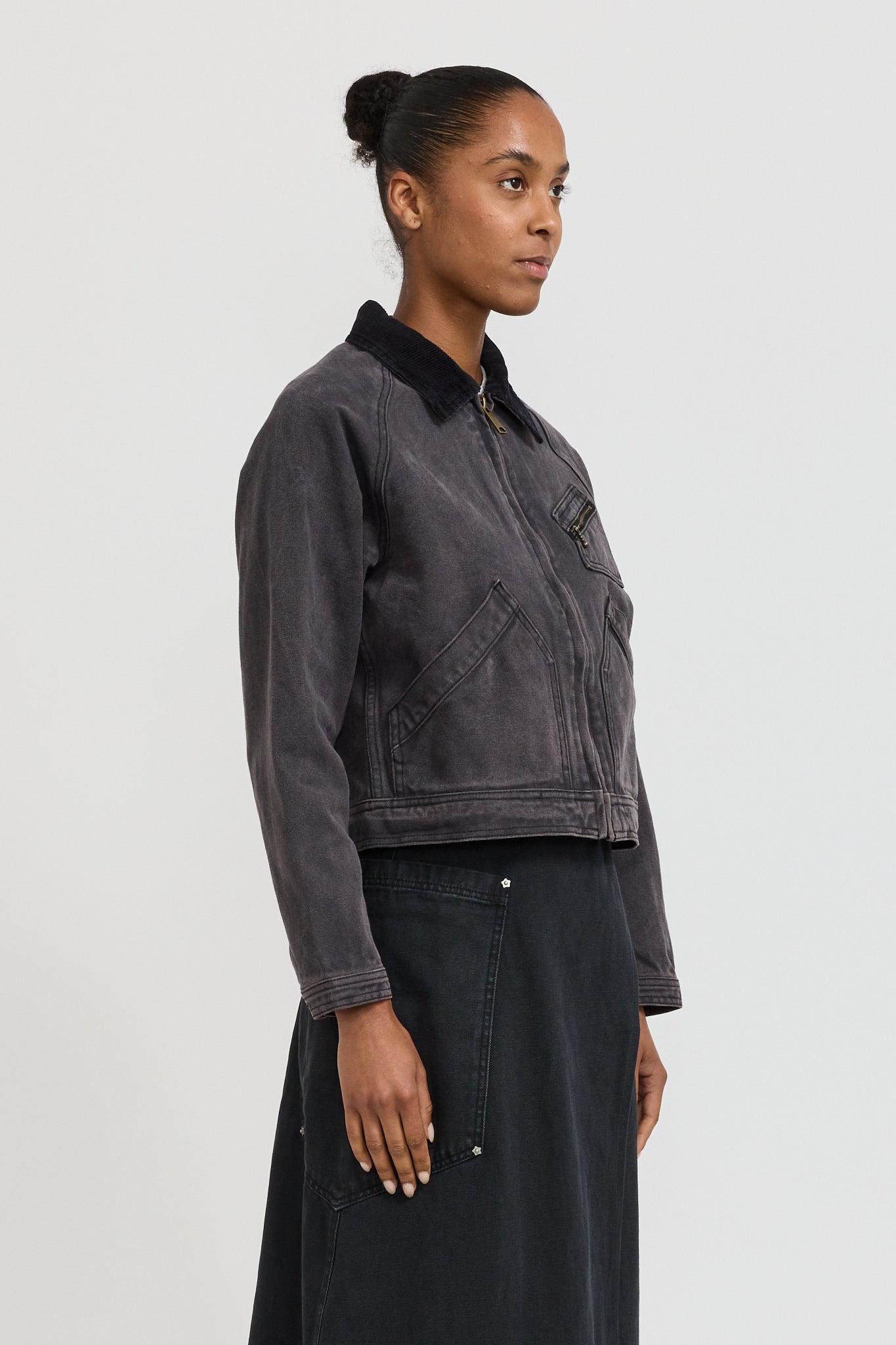 Larriet | Womens Ranch Jacket Used Black | Maplestore