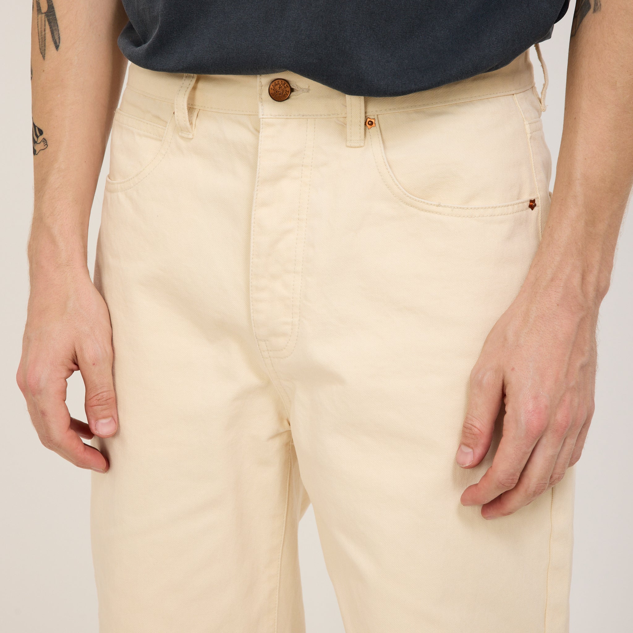 Larriet | Wale Jeans Natural | Maplestore