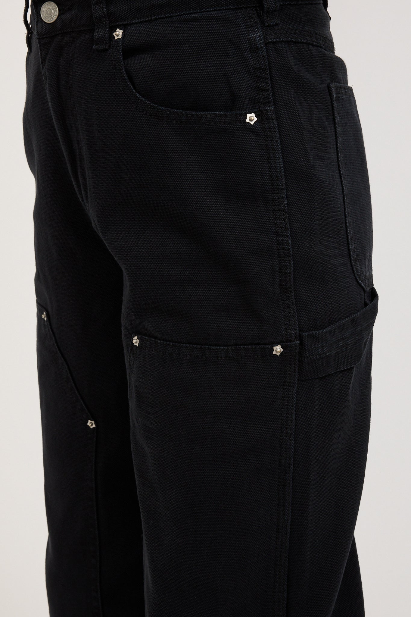 Larriet | Womens Double Knee Carpenter Pant Used Black | Maplestore