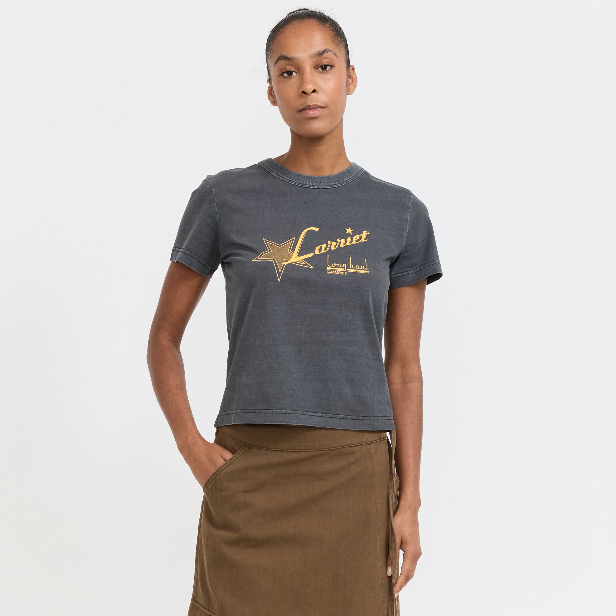 Womens Haul Tee Used Black