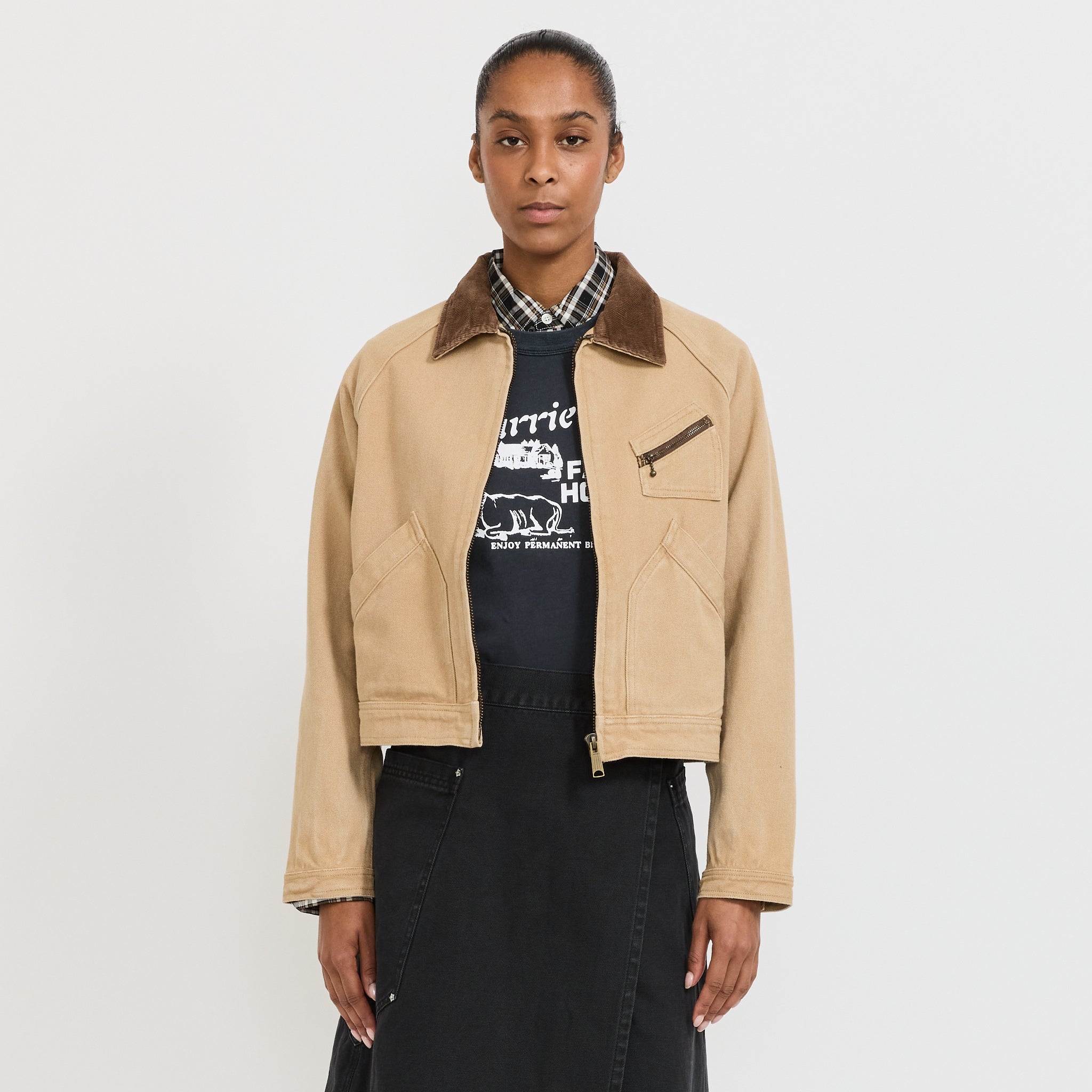 Womens Ranch Jacket Used Tan