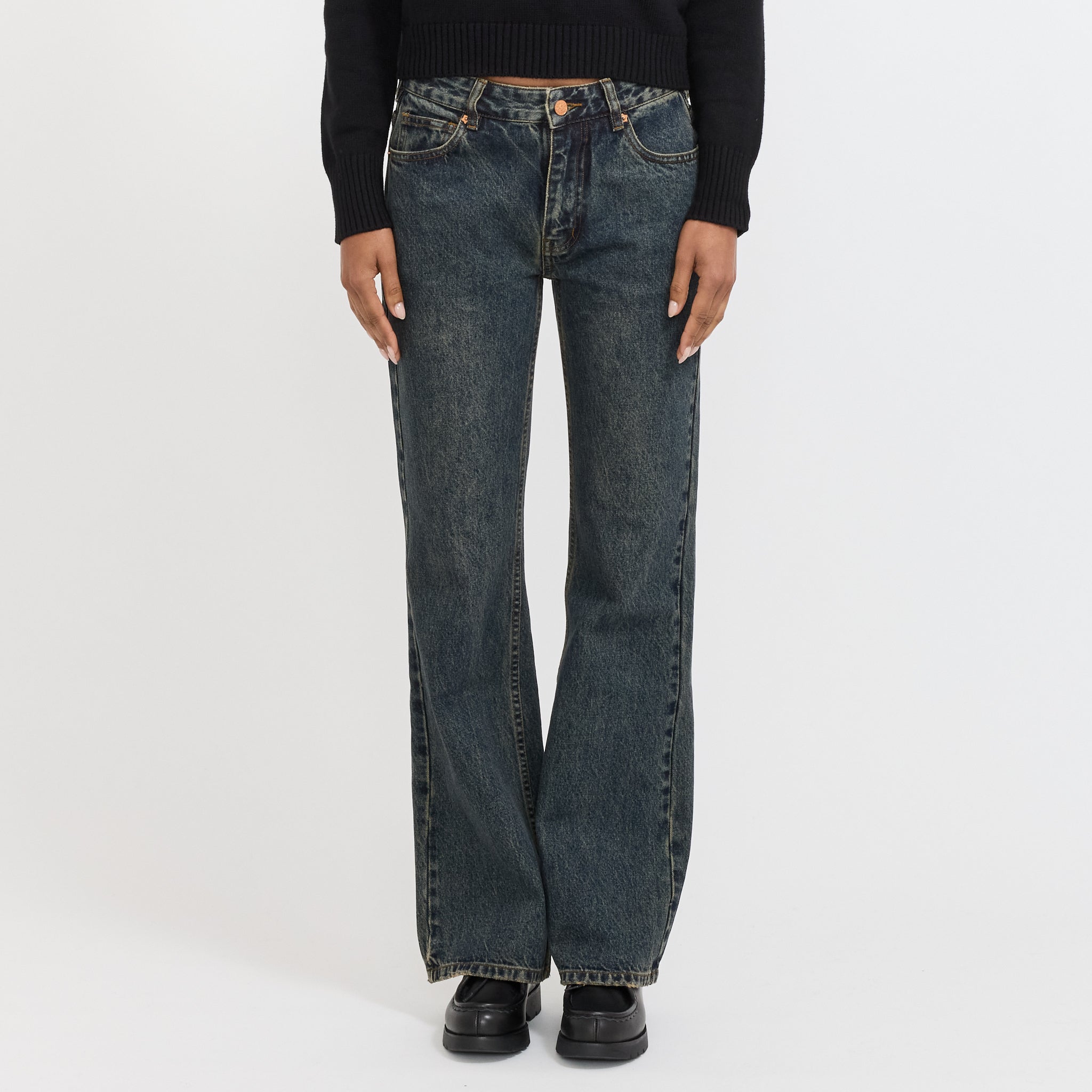 Womens Vini Jeans Dirty Indigo