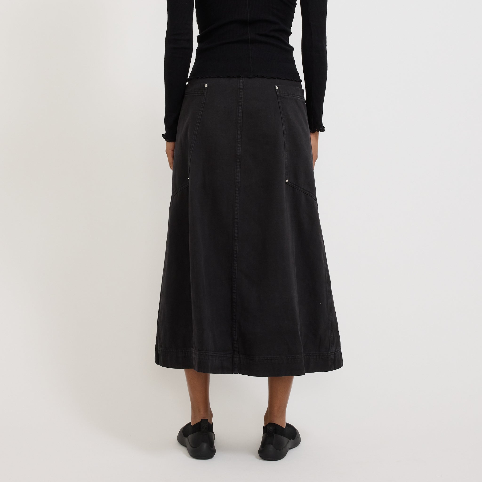 Wrap Skirt Used Black