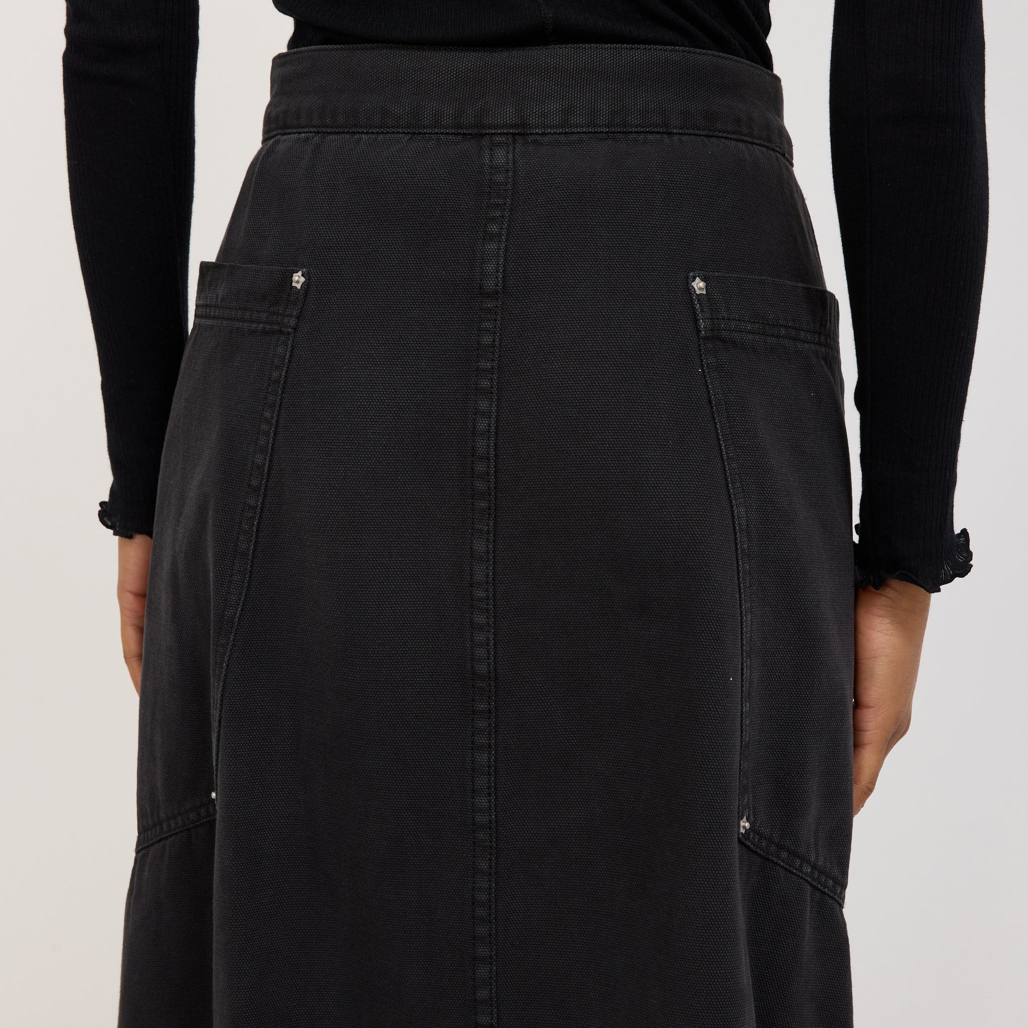 Wrap Skirt Used Black