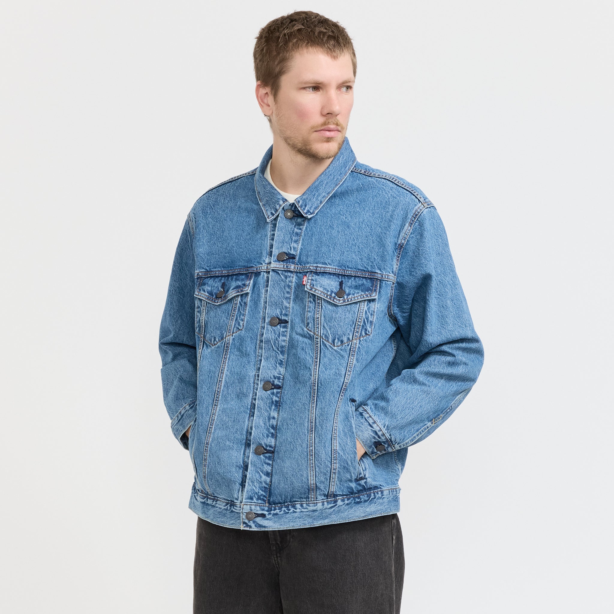 Levis | Relaxed Fit Trucker Jacket Washed Away T | Maplestore